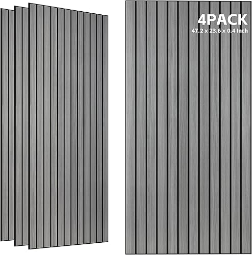 Miniatura 43 de Paquete de 10 paneles acústicos grandes, paneles de espuma a prueba de sonido de 48 x 24 x 0.4 pulgadas para paredes, paneles premium de