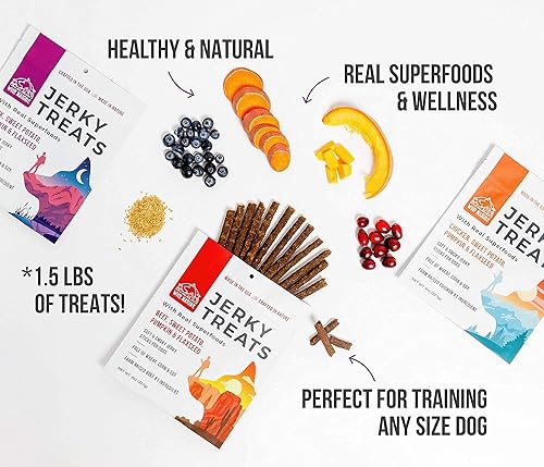 Miniatura 5 de WILD NATURE - Golosinas naturales para perros | Golosinas de pato, pollo y carne seca para perros fabricadas en los Estados Unidos | Superalimento