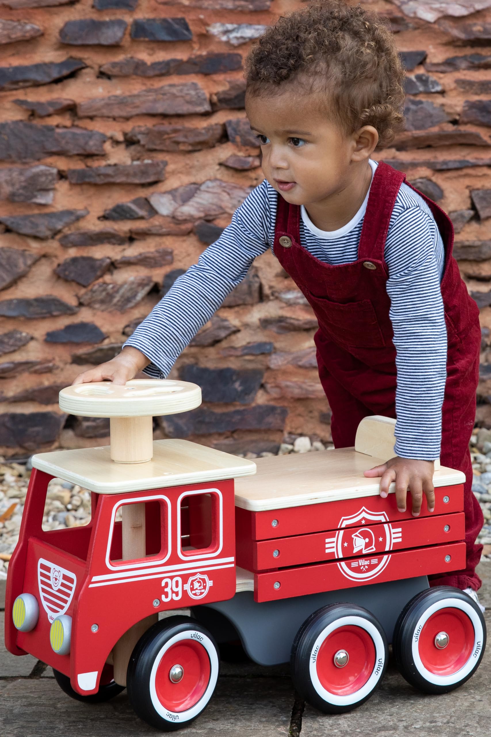 VILAC - Ride on Firetruck (1126R)
