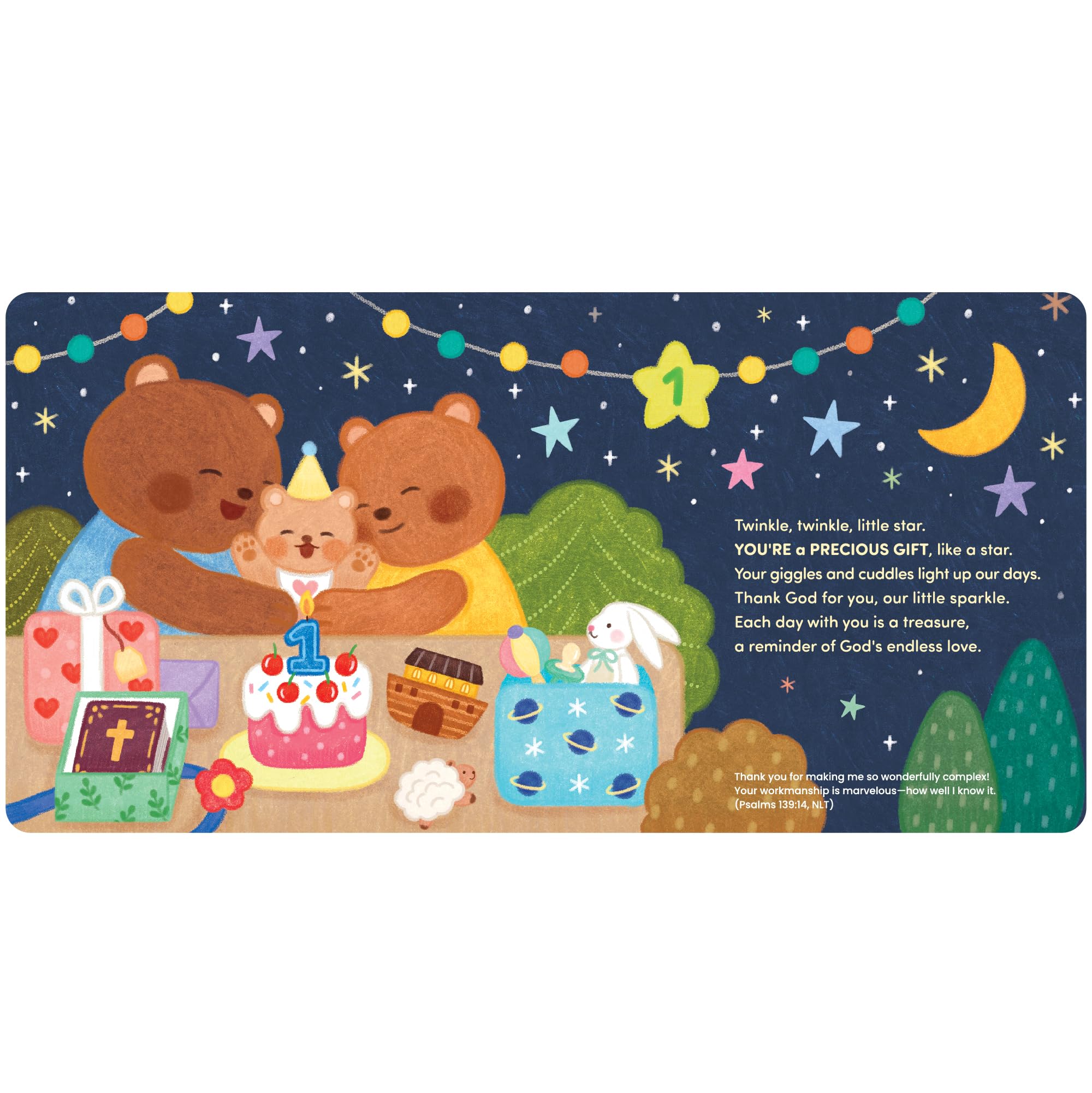 God Bless You Christian Baby Book - My Child's First Book of Blessing - 7 Blessings & Bedtime Prayers for Babies and Toddlers - Ideal Easter, Birthday, Baby Shower, Baptism Gift - Image 4