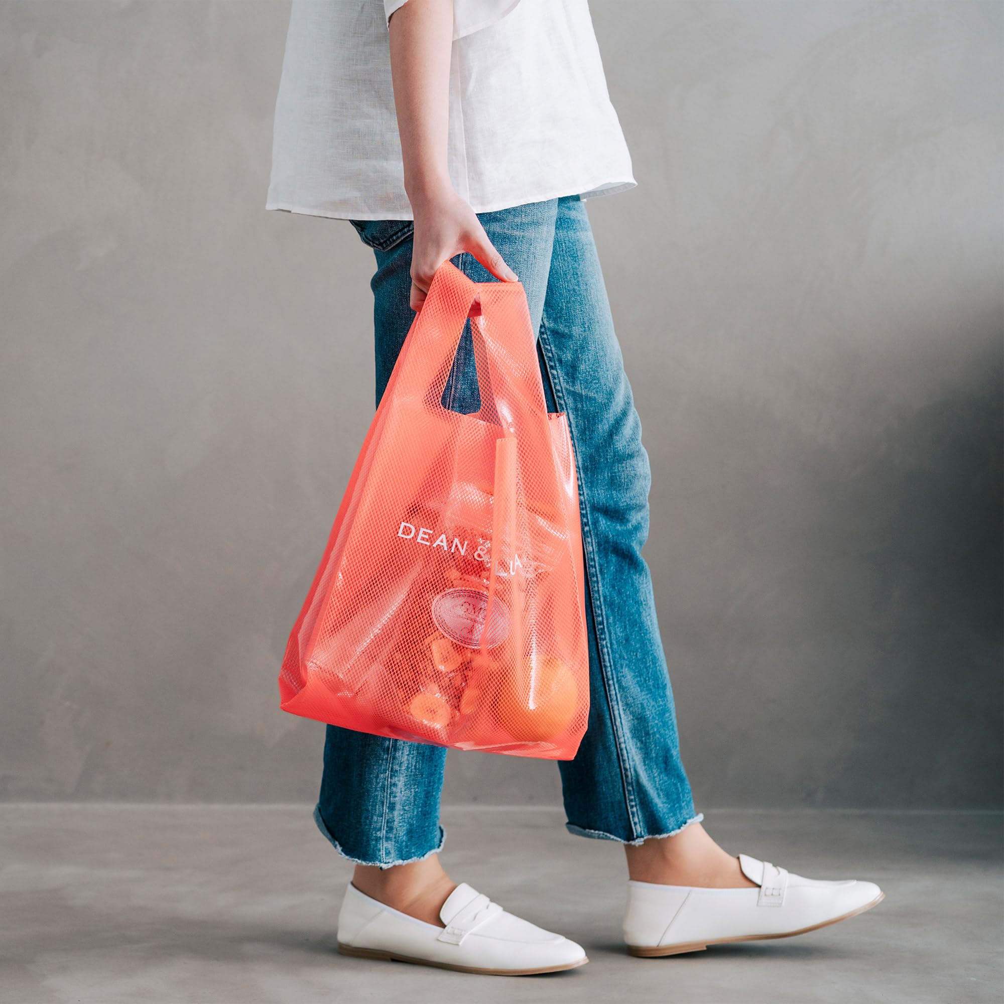 ショッピングバッグ オレンジ Amazon.co.jp: DEAN & DELUCA(ディーンアンドデルーカ) ショッピング