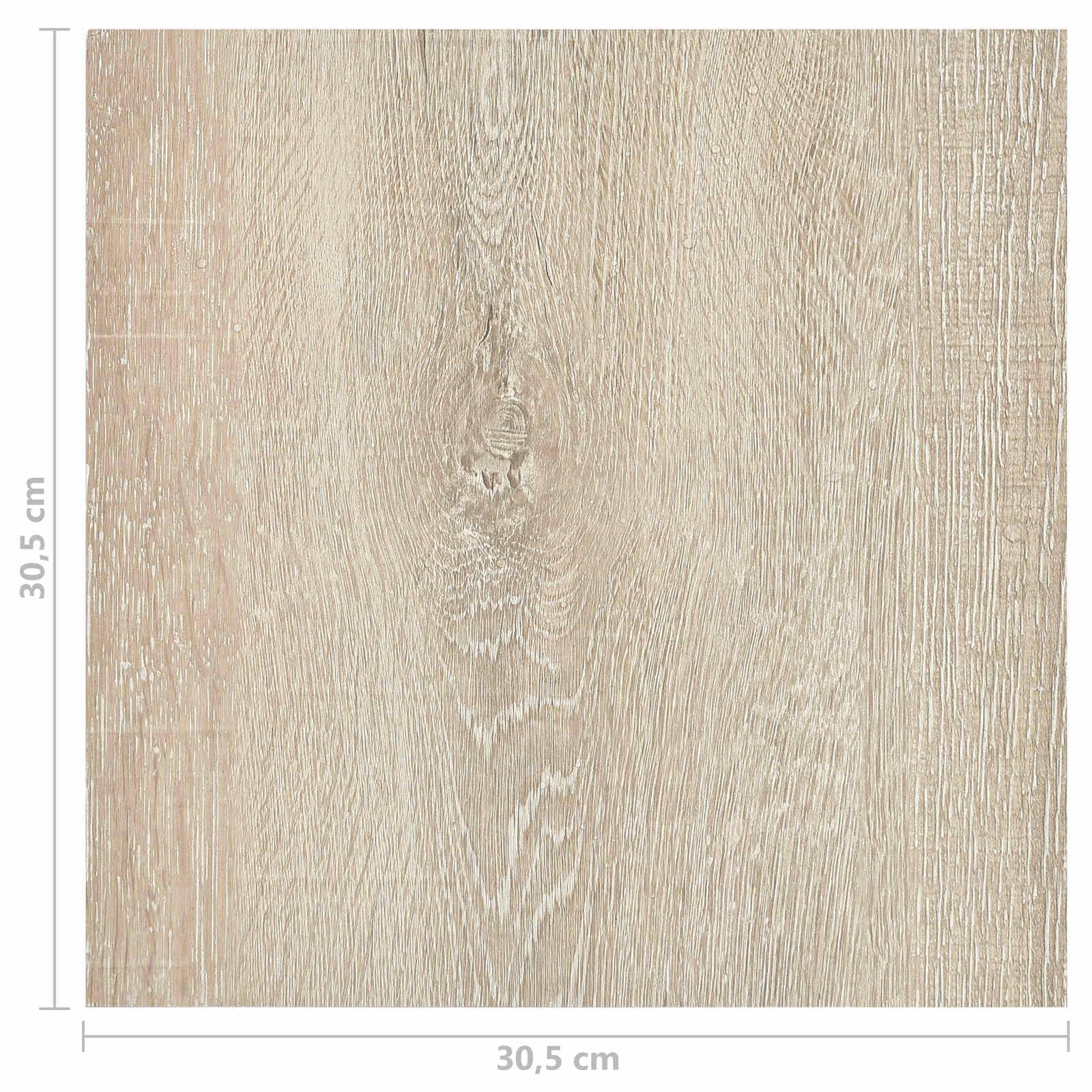 Pavimento in PVC, 55 pezzi, 5,11 m², autoadesive, rettangolari, 30,5 x 30,5 cm, rivestimento per pavimenti in vinile laminato per interni, per ristrutturazione, antiscivolo, facile posa