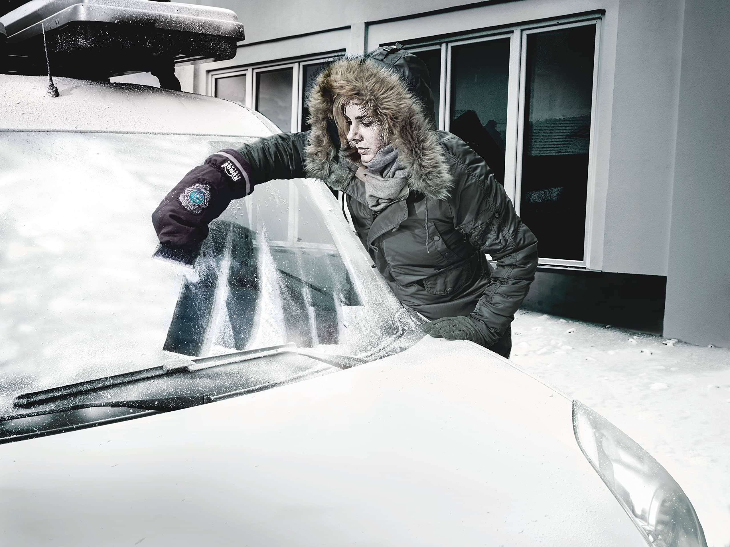 Wera 05134023001 Eisbrecher, Edelstahl Schraubendreher Satz mit Eiskratzer-Handschuh, 32-teilig