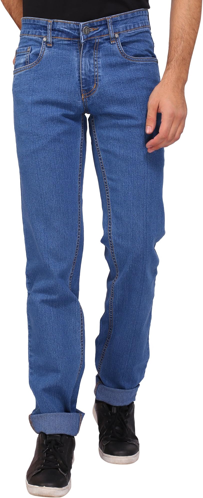 FLAGS Men's Super Stretch Straight Fit Jeans Colour(121)_Size