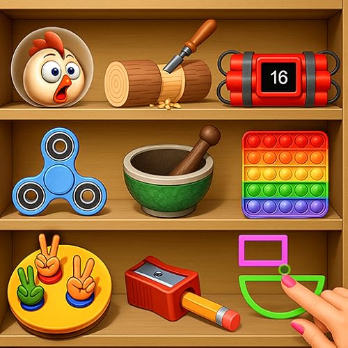 Mini ASMR Relaxing Antistress Games - Satisfying ASMR Games & Fidget Toys Simulator - Calm games Slime Simulator