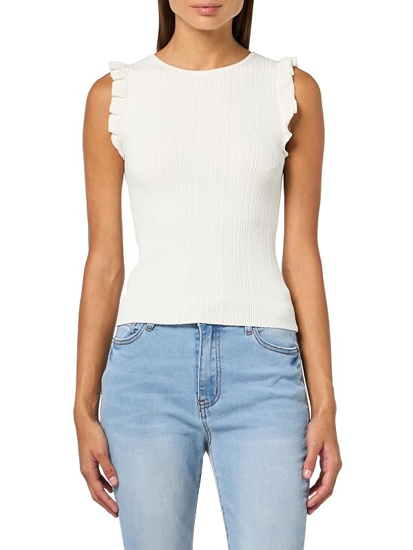 PAIGE Women's Crimini Sweater Tank, Ivory, M by PAIGE - Used condition - US$71.28