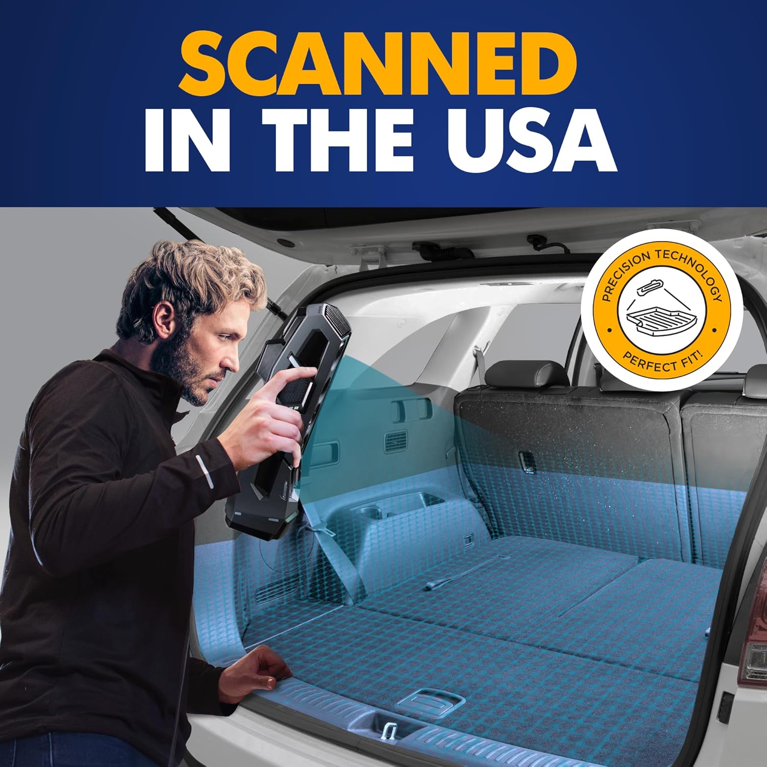 Premium KIA Sorento Cargo Liner for 7 Seat Model - Custom Fit Car Trunk Mat - All-Season Cargo Mat - 3D Shaped Laser Measured Trunk Liners