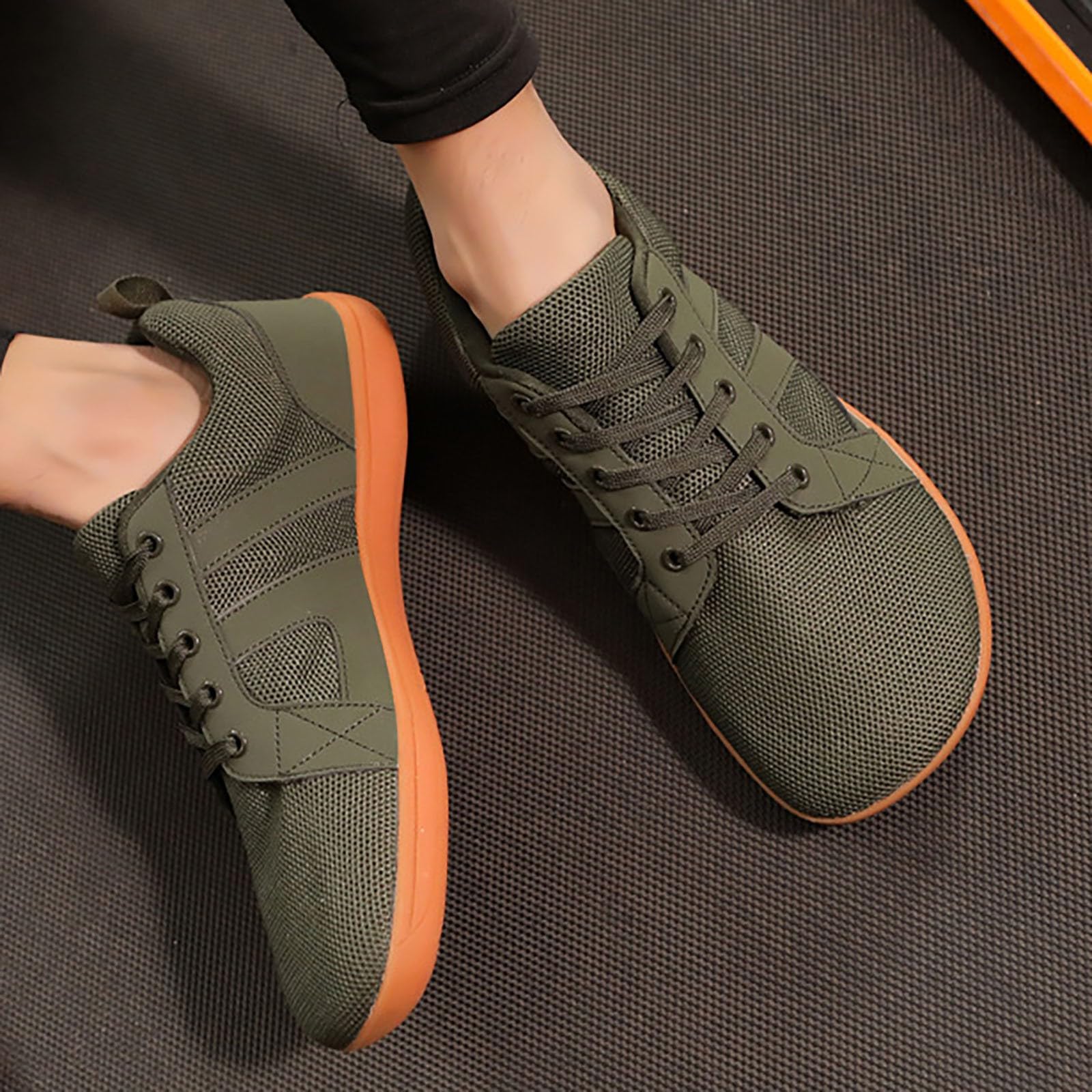 Scarpe a piedi nudi, da uomo e donna, larghe, leggere, traspiranti, in rete, per il tempo libero, comode, antiscivolo, unisex