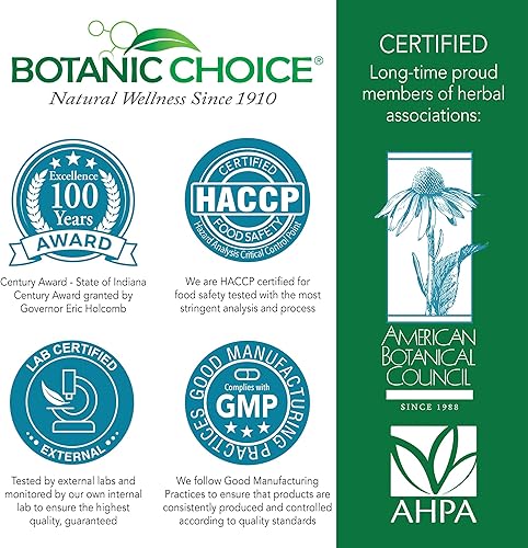 Miniatura 5 de Botanic Choice Triple ventaja de magnesio - Suplemento complejo de citrato de aspartato de magnesio y lactato para la salud nerviosa, digestiva,