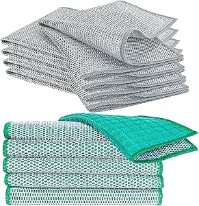 Amazon.com: Toosunny 10 Pcs Multipurpose Wire Dishwashing Rag ...