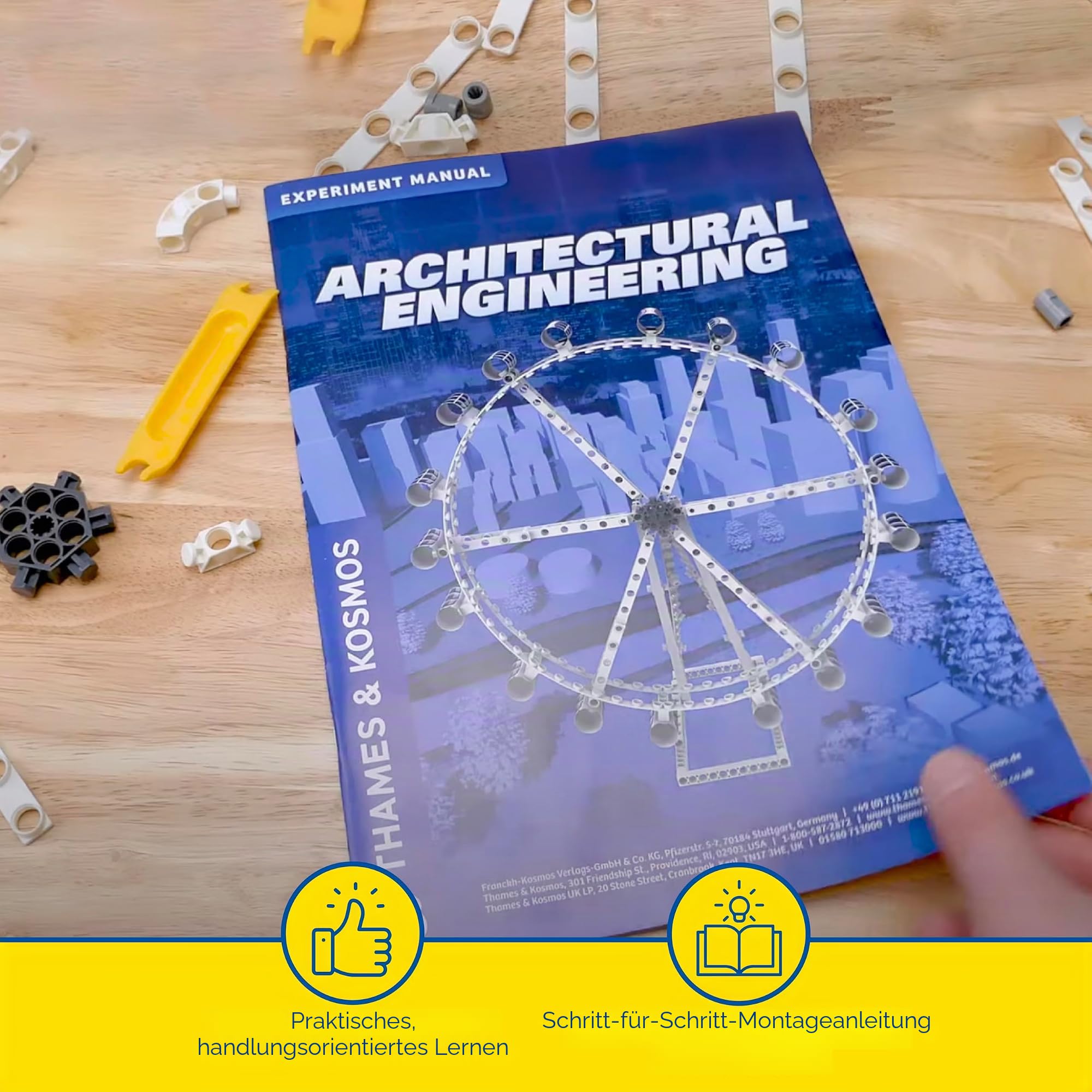 Thames & Kosmos , 625416, Architectural Engineering,Play The Role of Architect and Engineer, 26 Models to Make, Ages 8-14