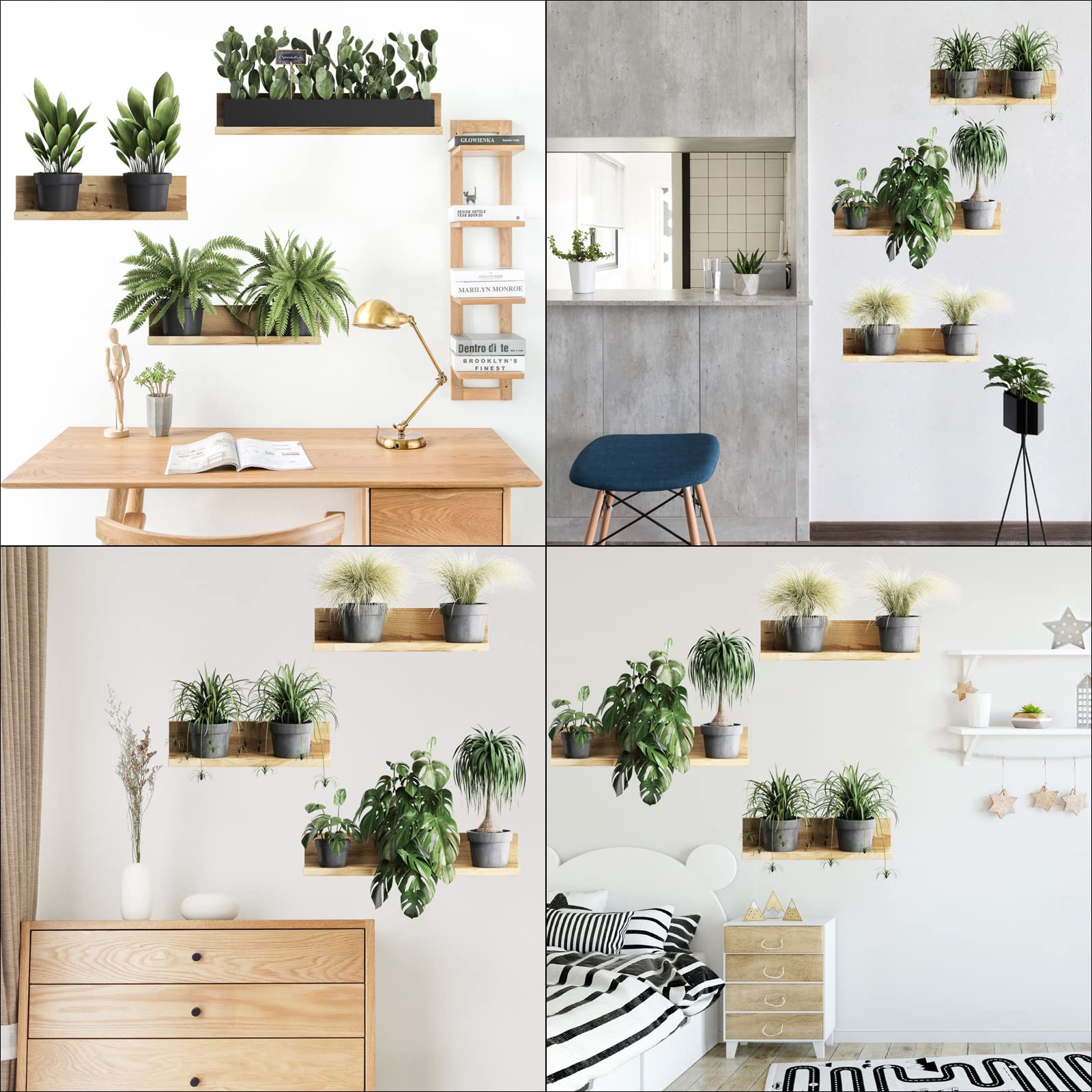 Adesivo Da Parete 3D Bonsai - Decorazione Removibile In PVC Per Camera, Soggiorno O Ufficio - Foto 6