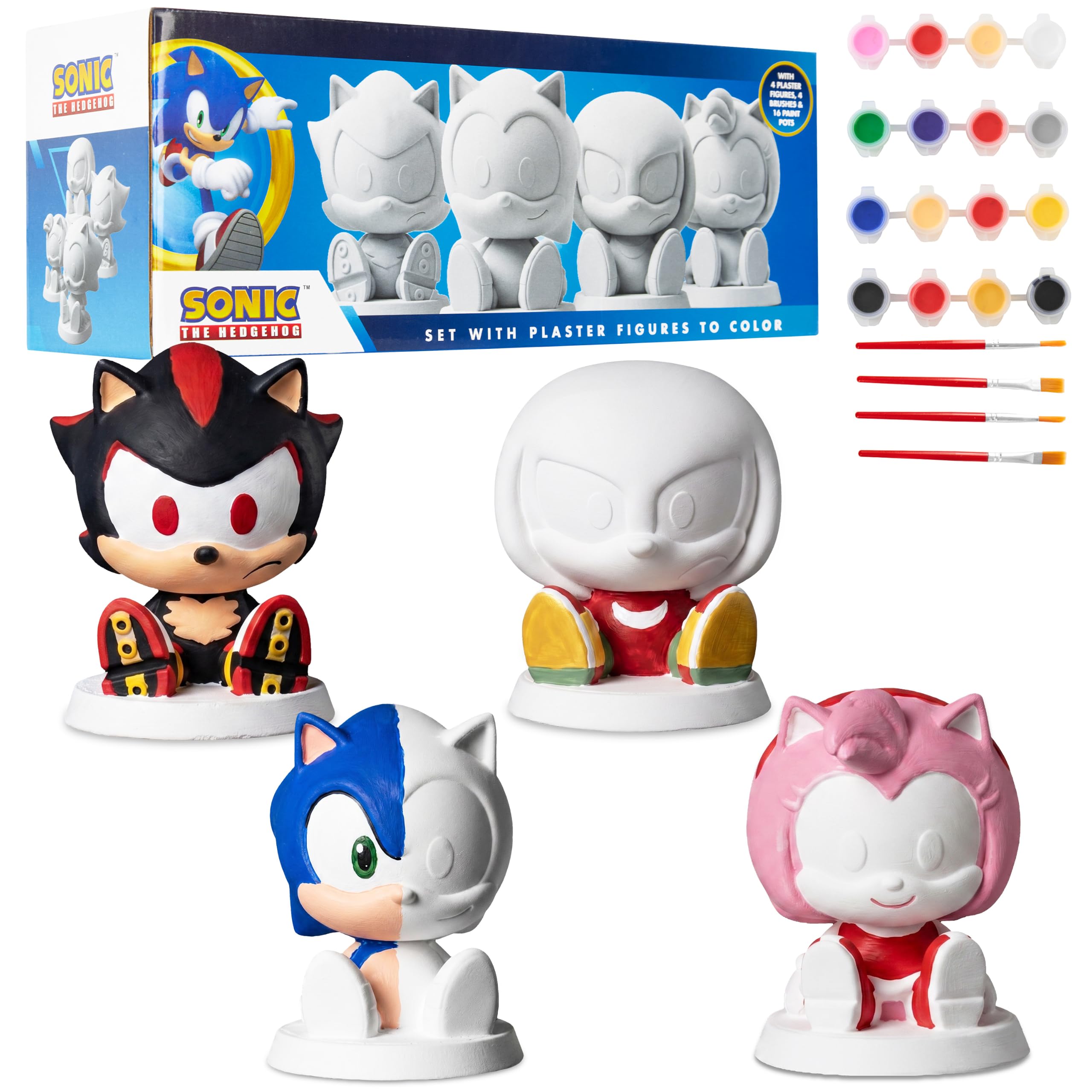 Get Trend Sonic the Hedgehog DIY Paint Your Own Set for Boys and Girls