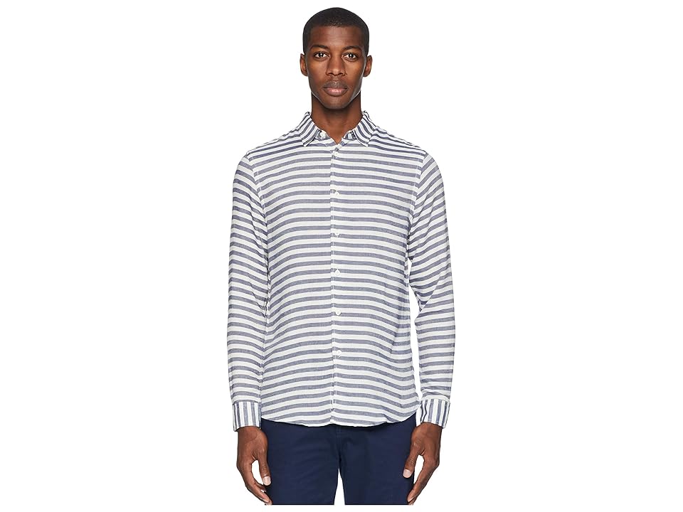 

onia Albert Shirt (Deep Navy) Men's Clothing