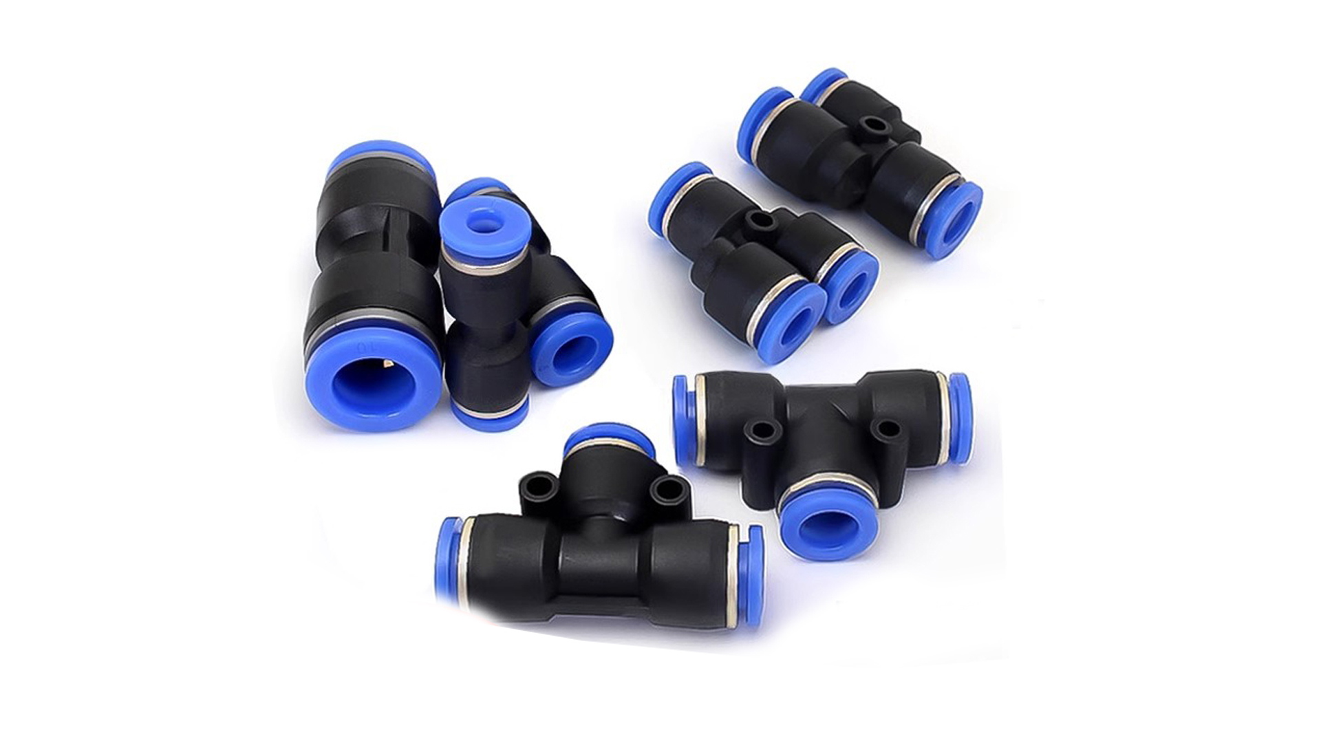 4 Stück Pneumatik Steckverbinder 8mm, Gerade Pneum Produktbild-Vorschau 13