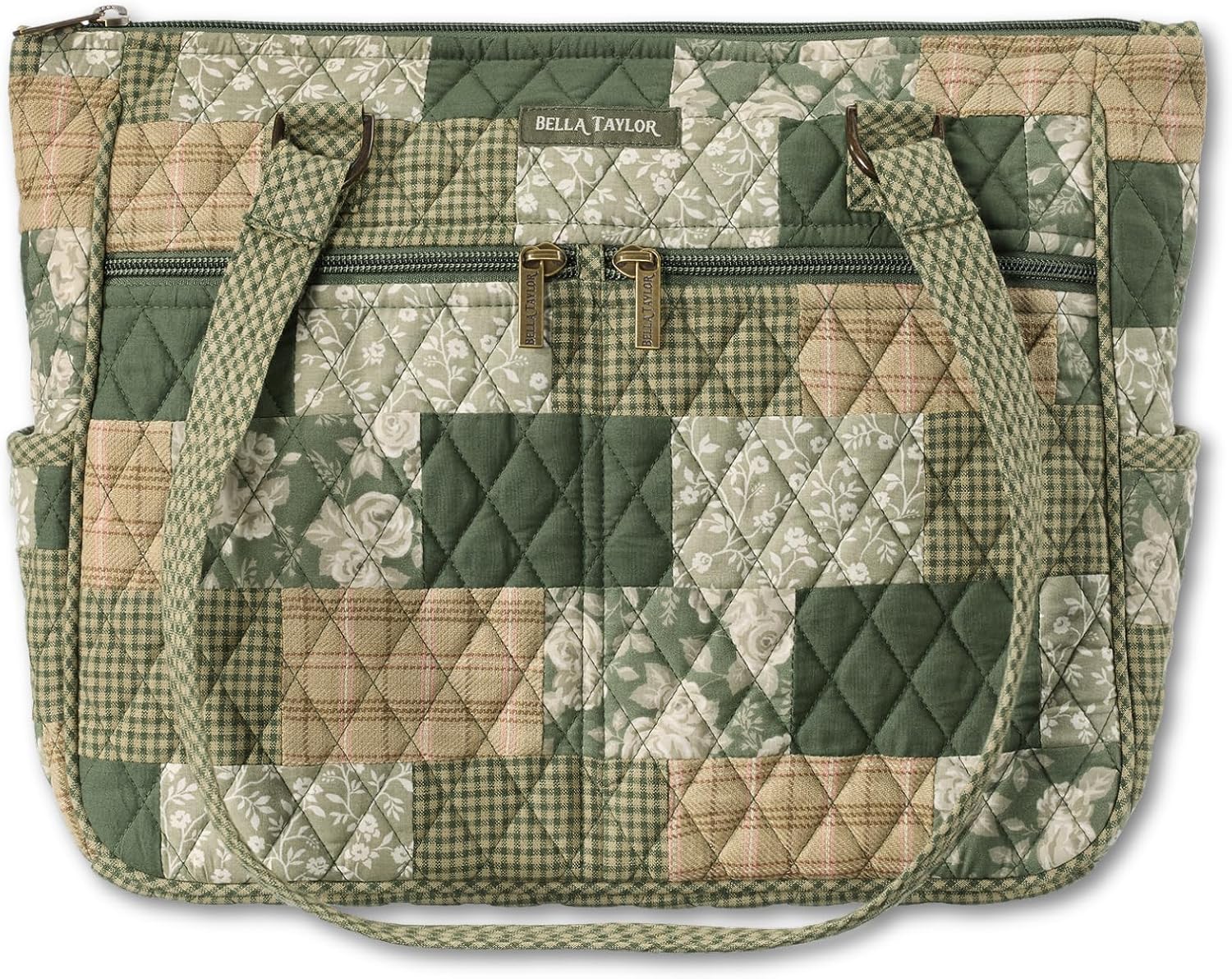 Bella Taylor Everyday Tote | Lightweight Quilted Fabric Handbags for Women