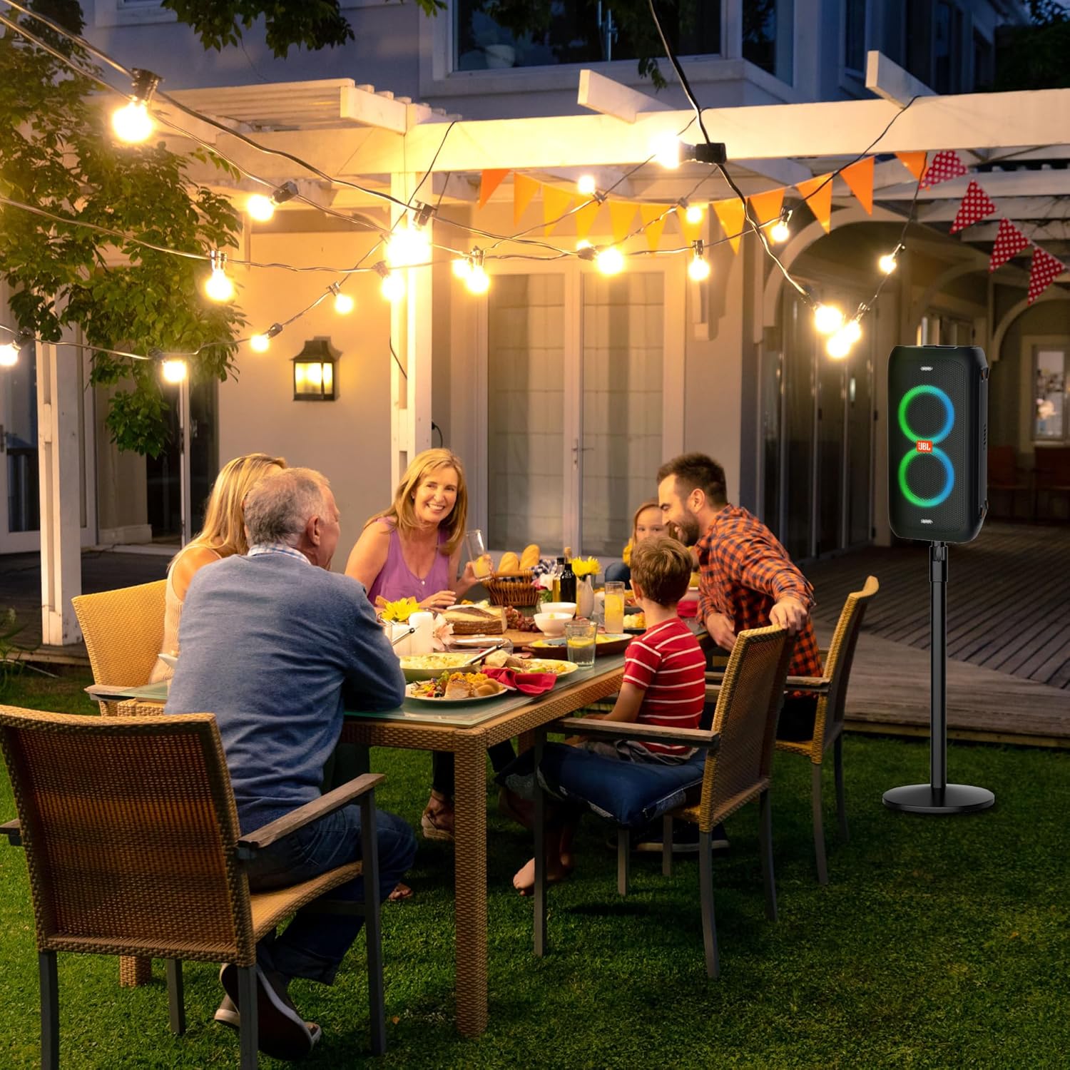 Heavy Duty Speaker Stand for JBL Partybox,Height Adjustable Speaker Stand for JBL Partybox 120/110/100/310/320,35mm Pole Speaker Stand-1 Piece (Stand Only)