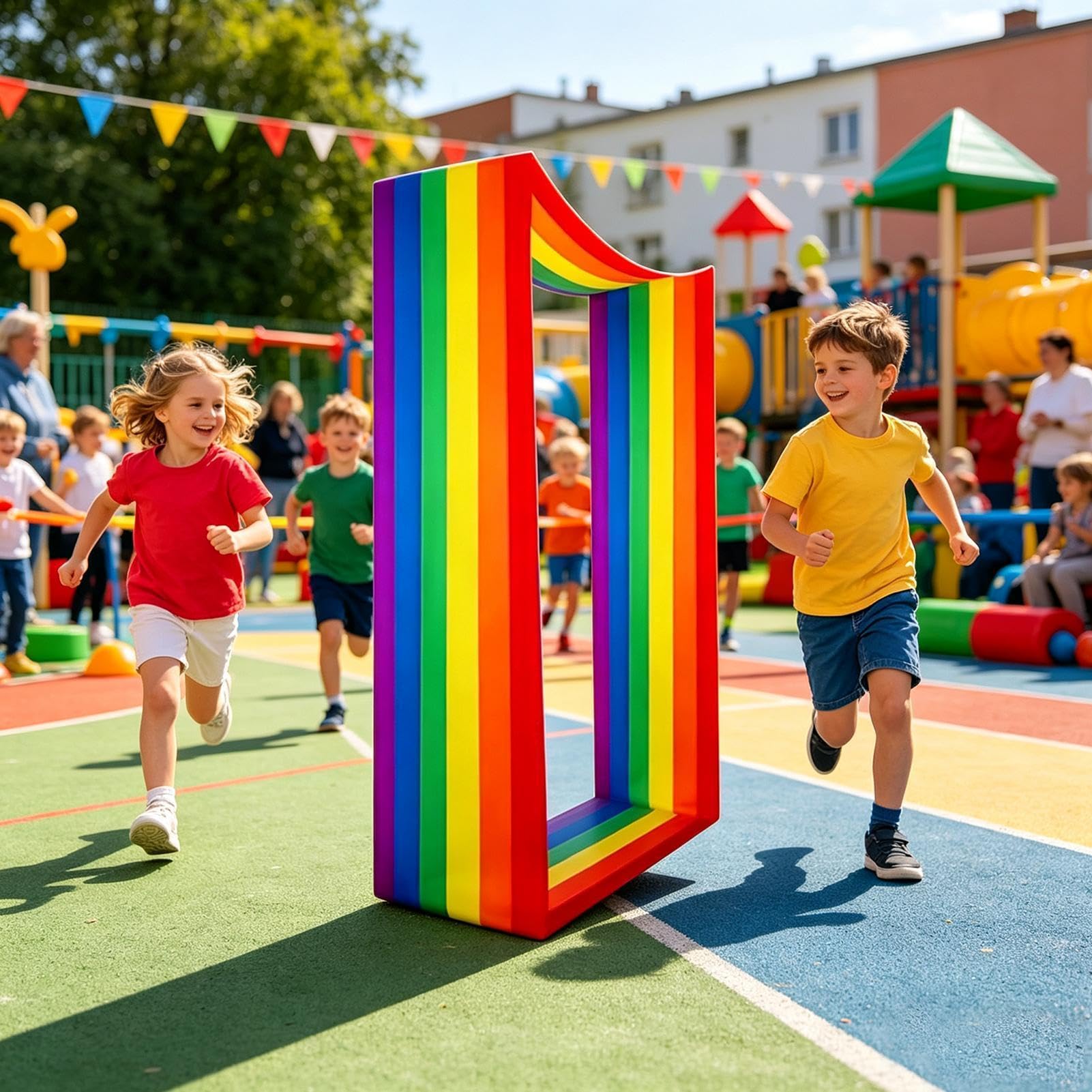 Giochi di Team Building | Tessuto Oxford 210D da esterno multigiocatore | Giochi Team Building Tappeto da Corsa | Per lezioni di ginnastica riunioni famiglia scuola primaria giornata all'aperto