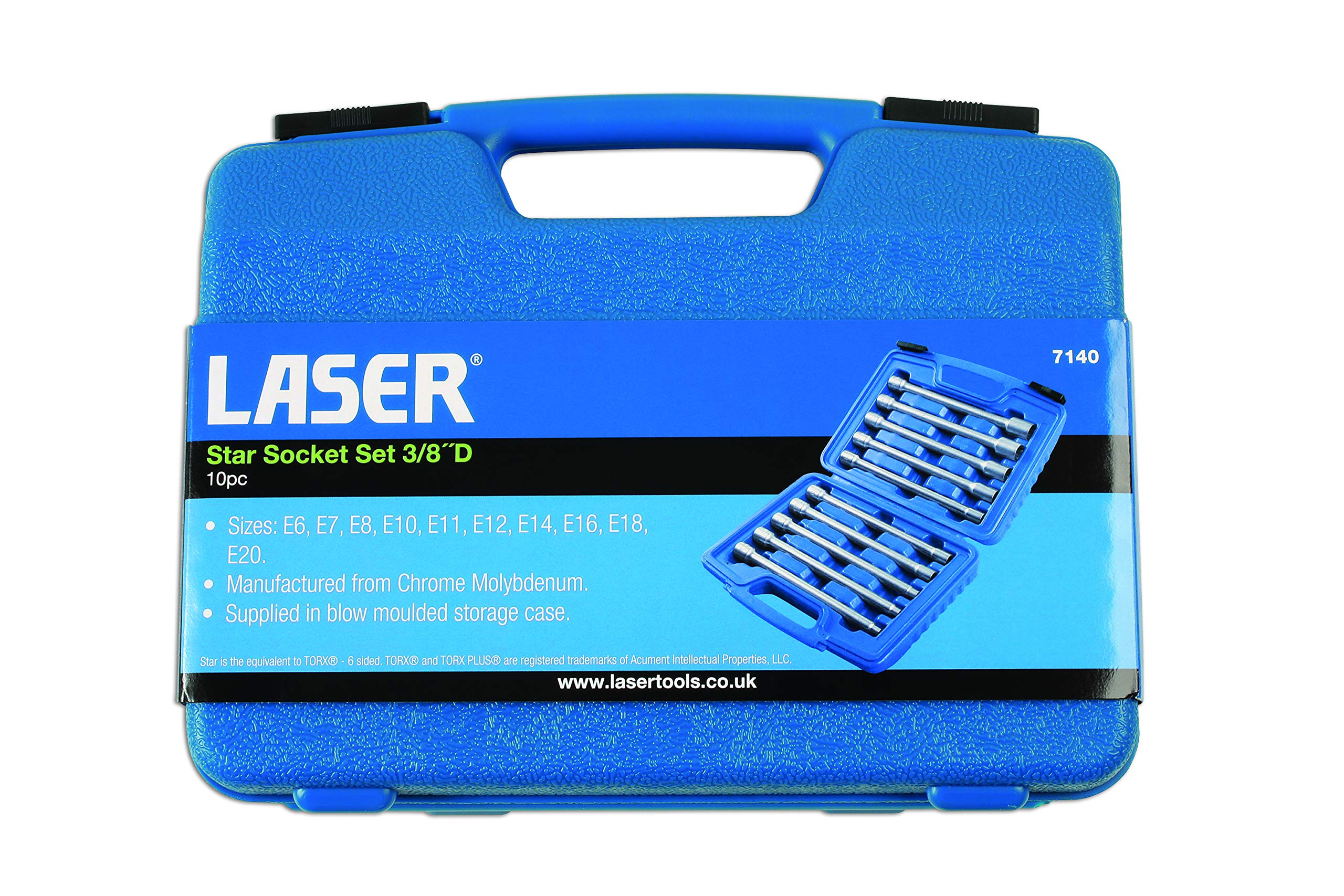 Amazon.com: Laser 7140 Tools-Star Socket Set 3/8