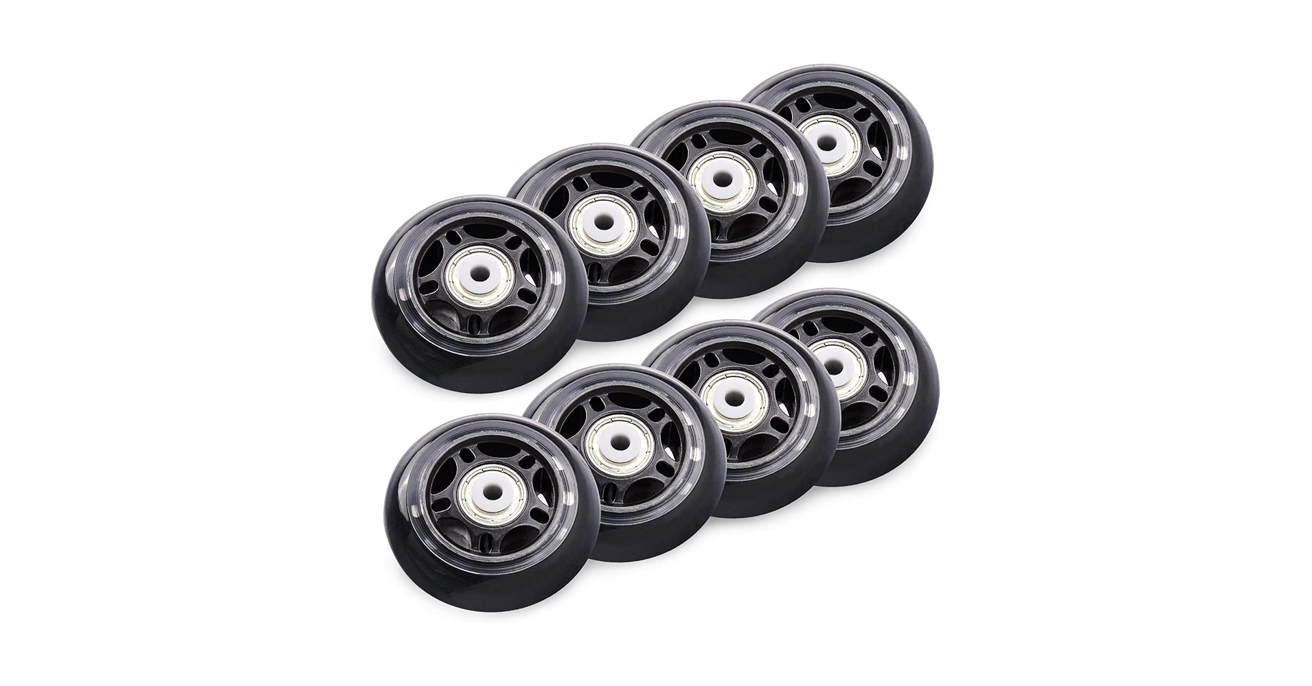 Amazon.co.jp: 70mm 82A 76mm 84A ローラーブレードホイール 8個