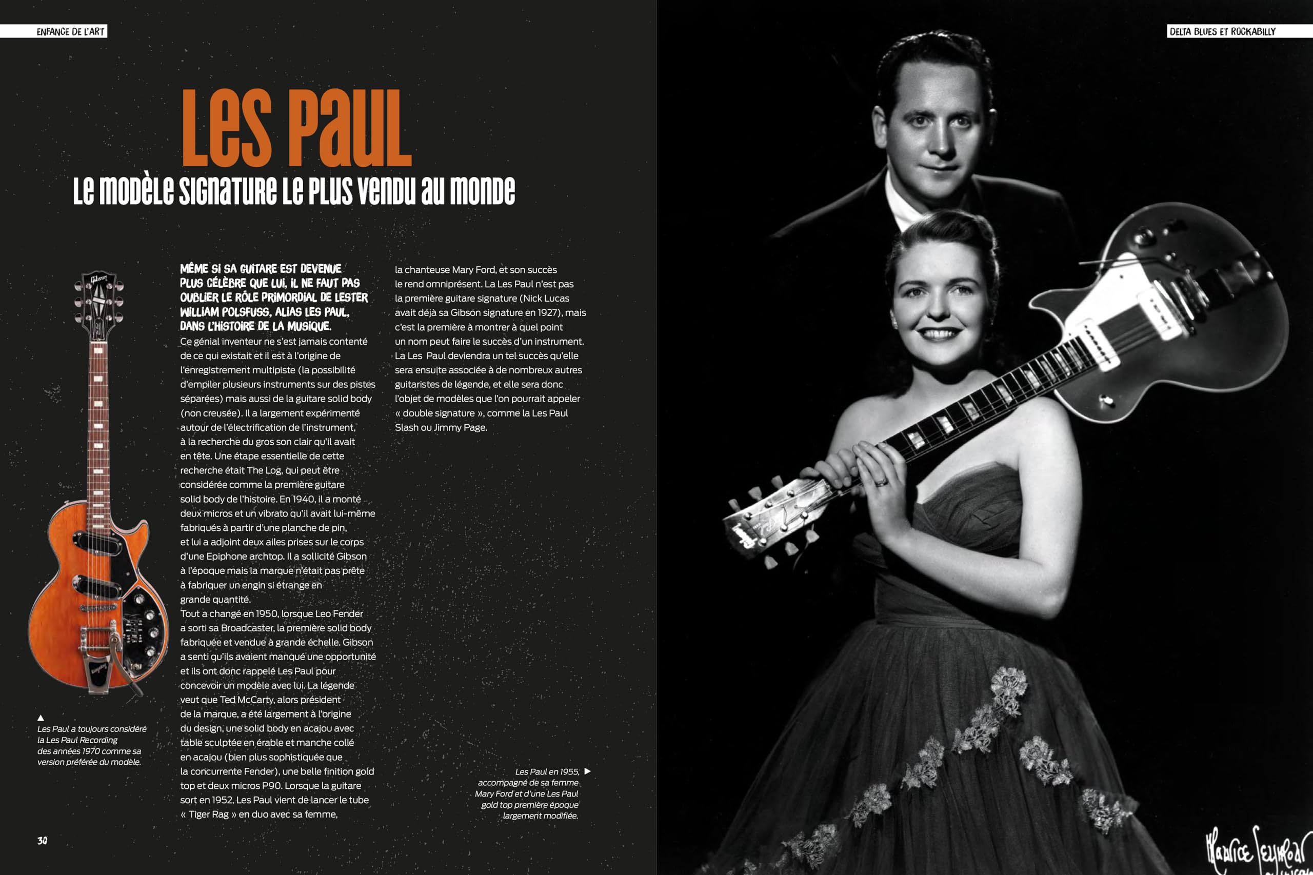 Guitares mythiques et musiciens de légende: Portraits croisés entre six cordes et dix doigts