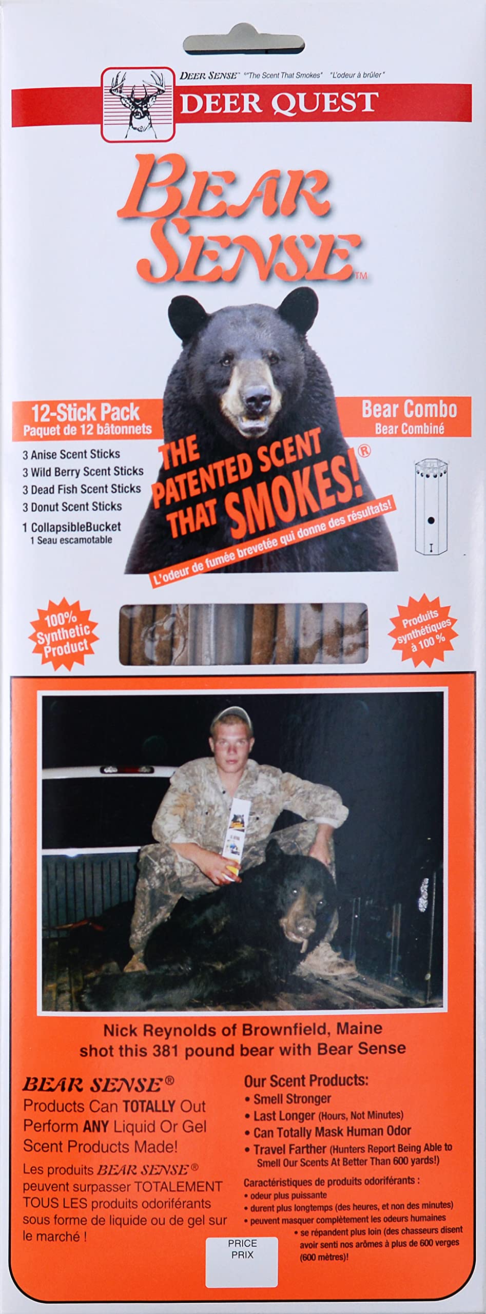 Deer Quest Scents - Bear Combo Pack w/Bucket