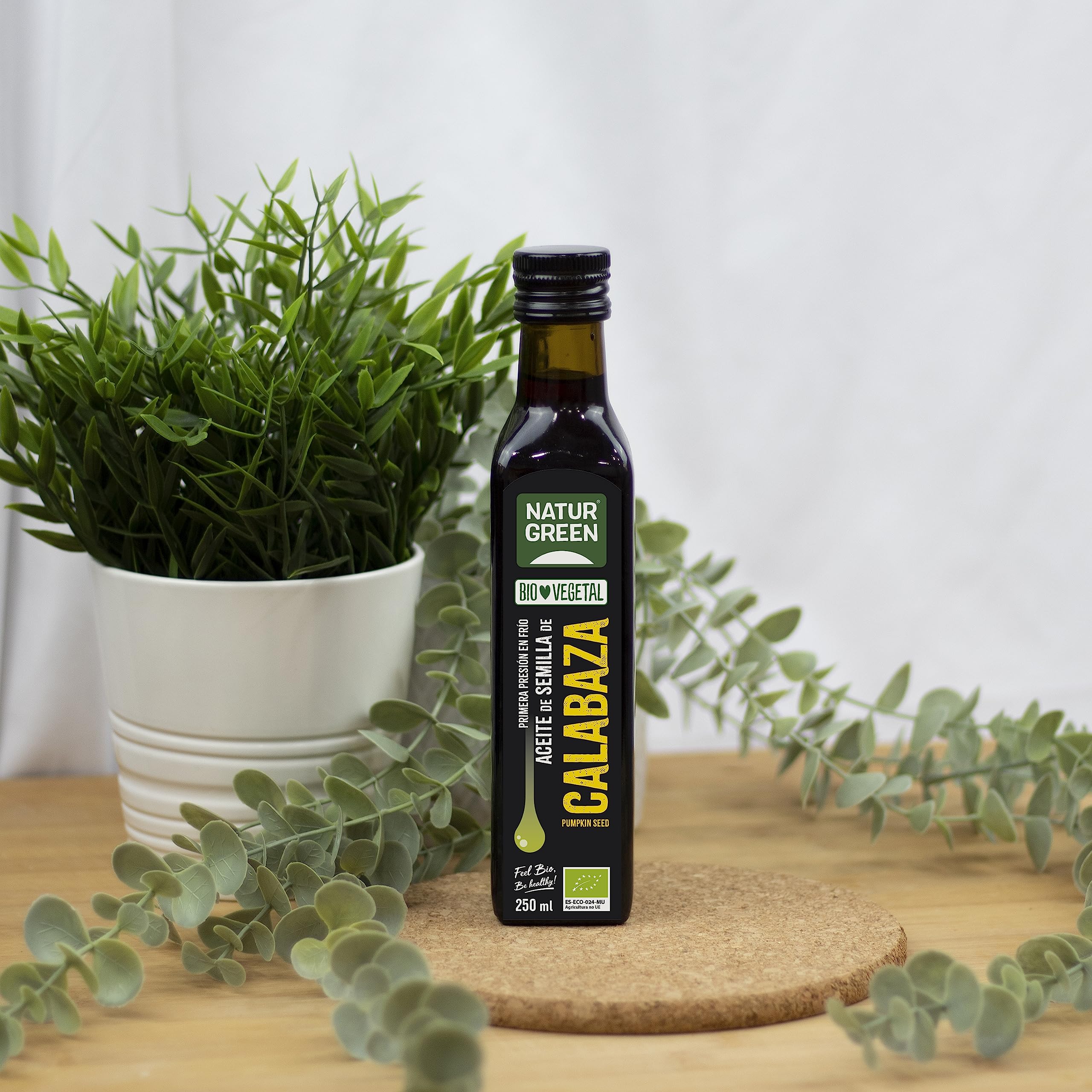 NaturGreen - Aceite Calabaza Bio, 100% Aceite de Semillas de Calabaza Ecológica, Primera Presión, 250 Mililitros — view 6