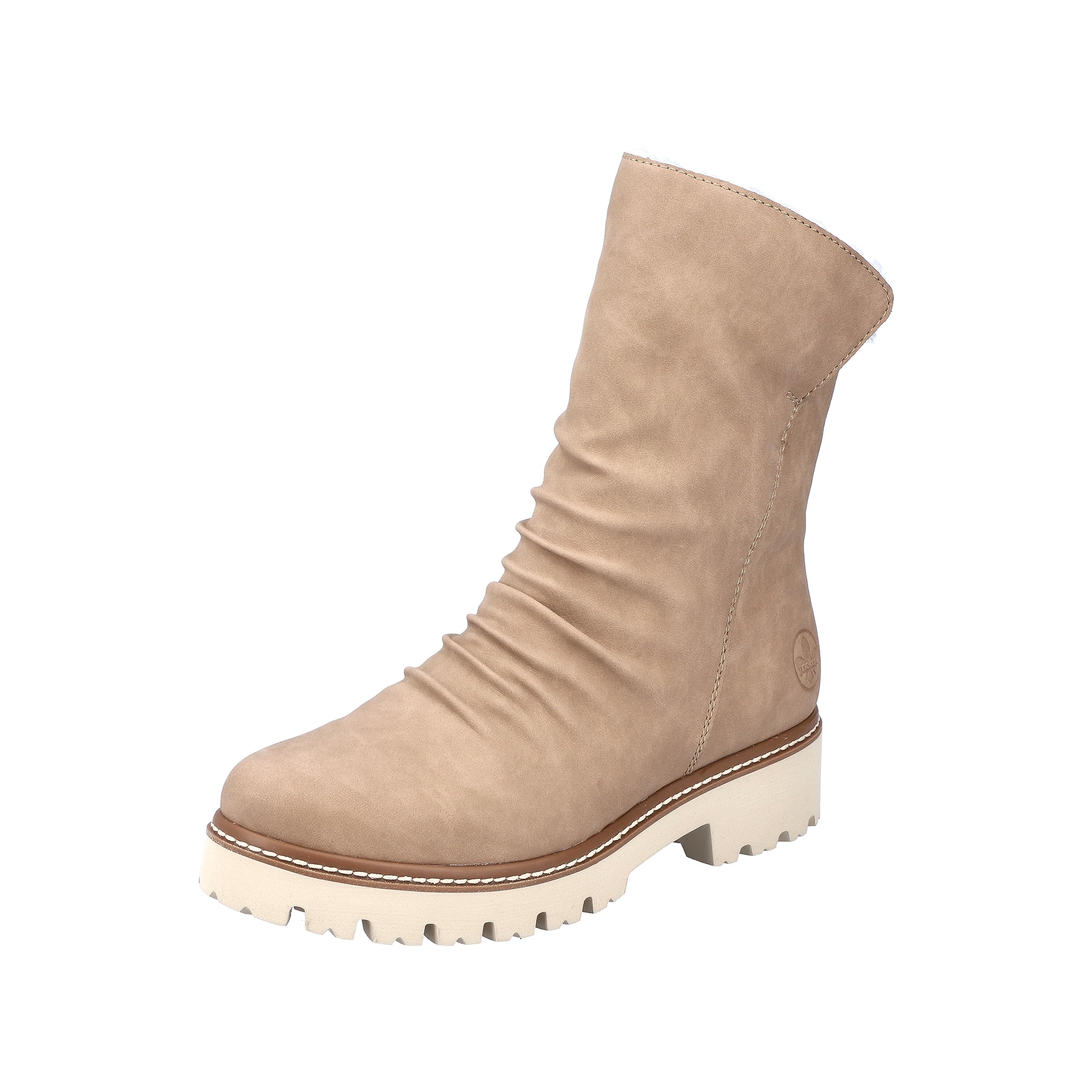 Rieker Women's Z5772 Short Boots, beige, 3.5 UK