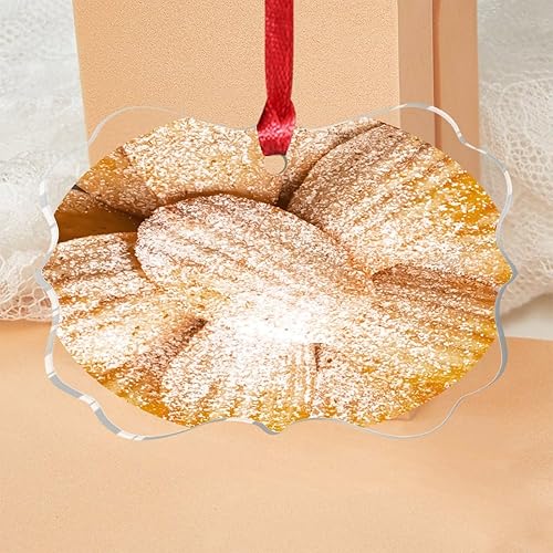 Vista 76 de Grill Master Meat Kebab Adorno de Navidad Deliciosa Comida Sabrosa Hornear Mariposa Árbol de Navidad Adorno Recuerdo Fruta Hamburgo Papas Fritas