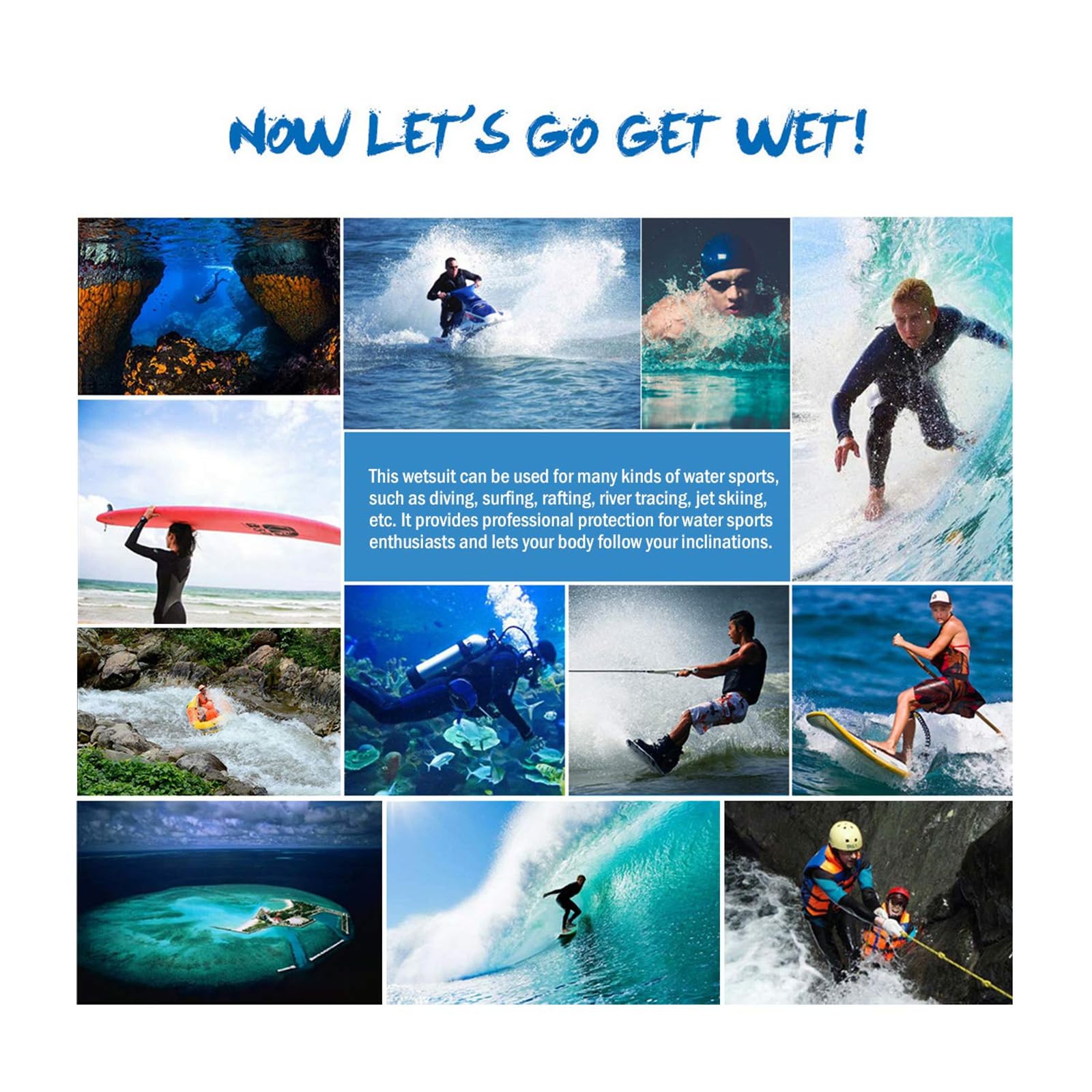 FAXIOAWA Shorty 3mm Muta in Neoprene Elasticizzato One Piece Dive Skin UPF50+ Costumi da Bagno Termici per Surf Nuoto Snorkeling Immersioni subacquee