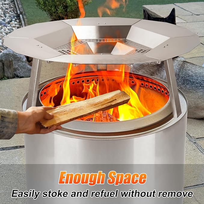 Deflector de Calor Uniflasy 15 pulgadas Compatible con Solo Stove Ranger miniatura 5