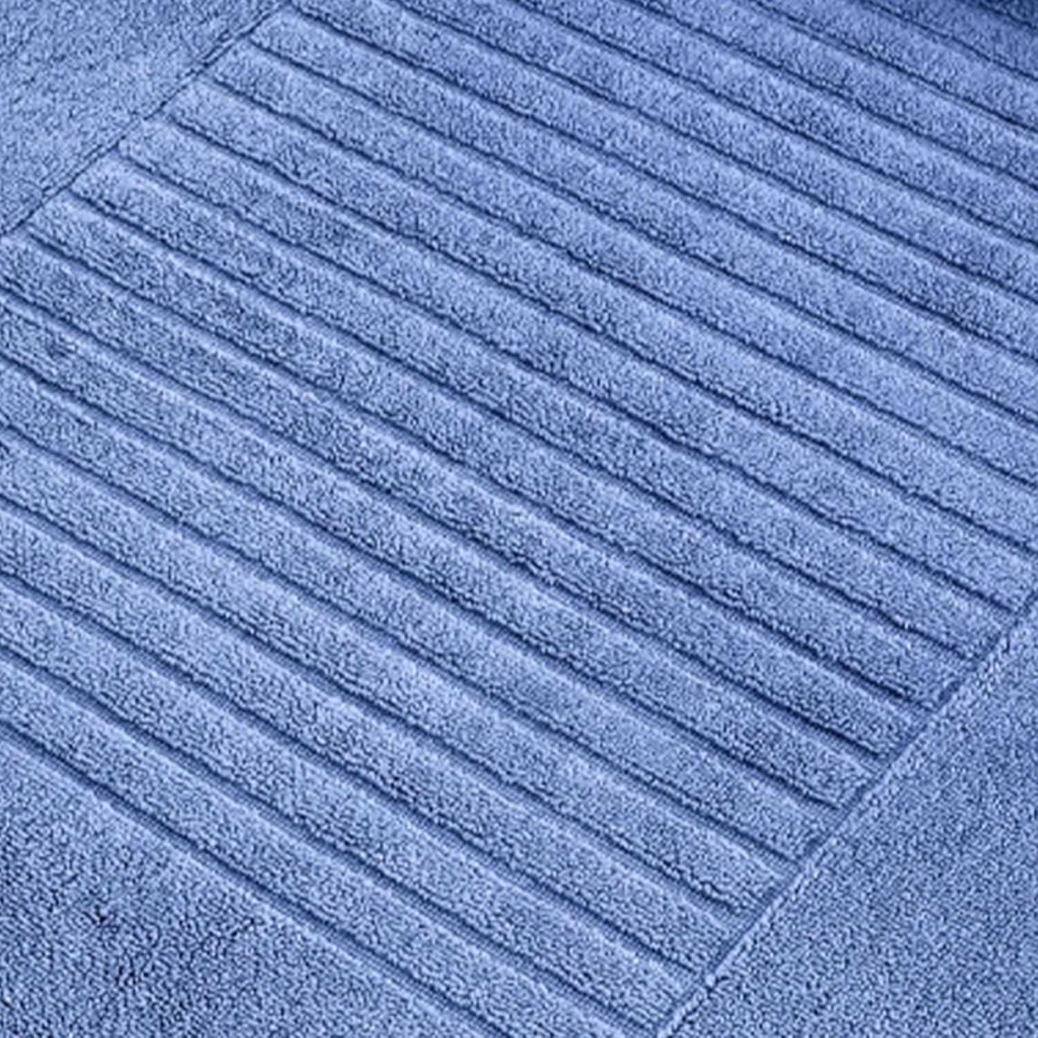 Classic Turkish Towels CTT - 2 Piece Bathroom Rugs Set, 100% Cotton Bath Mats, Comfy & Highly Absorbent Bathroom Floor Mats, Machine Washable | 20"x32" (Royal Blue)