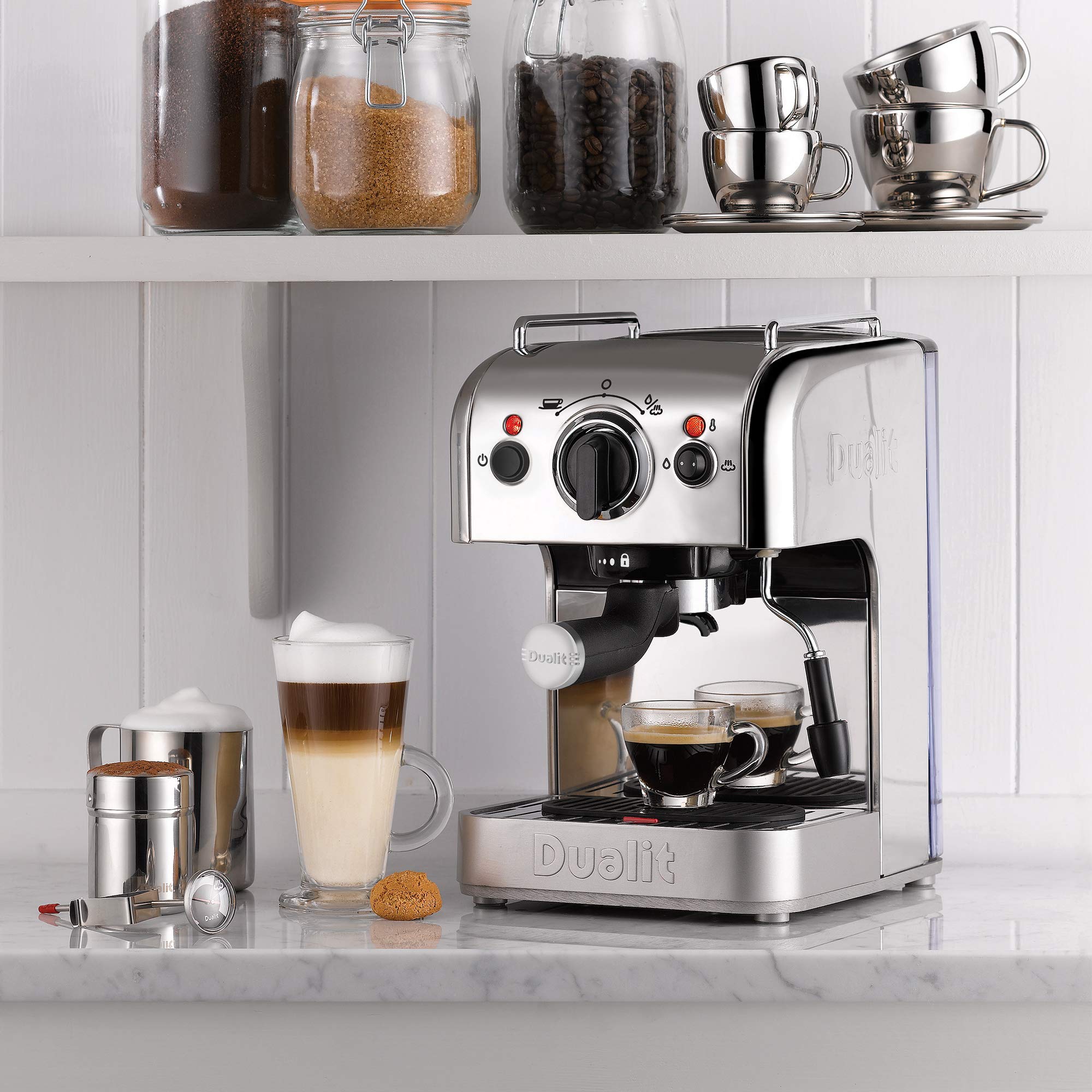 Buy Dualit 3in1 Coffee Machine Polished Stainless Steel 1.5 L