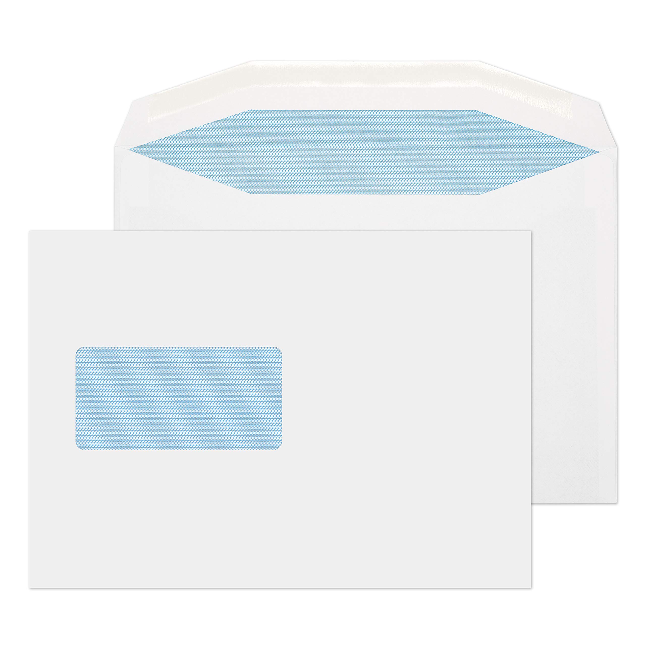 Blake Purely Everyday C5 BRE 155 x 220 mm 90 gsm Gummed Mailer Window Envelopes (2801) White - Pack of 500