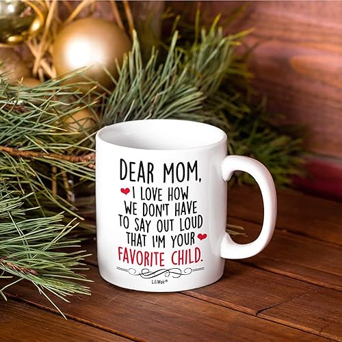 Miniatura 5 de Mom Christmas Gift, Presents For Mom from Daughter Son, Funny Birthday Present Coffee Mugs, Mug Presents in Law Step Moms Cool Unique Ideas Stepmom