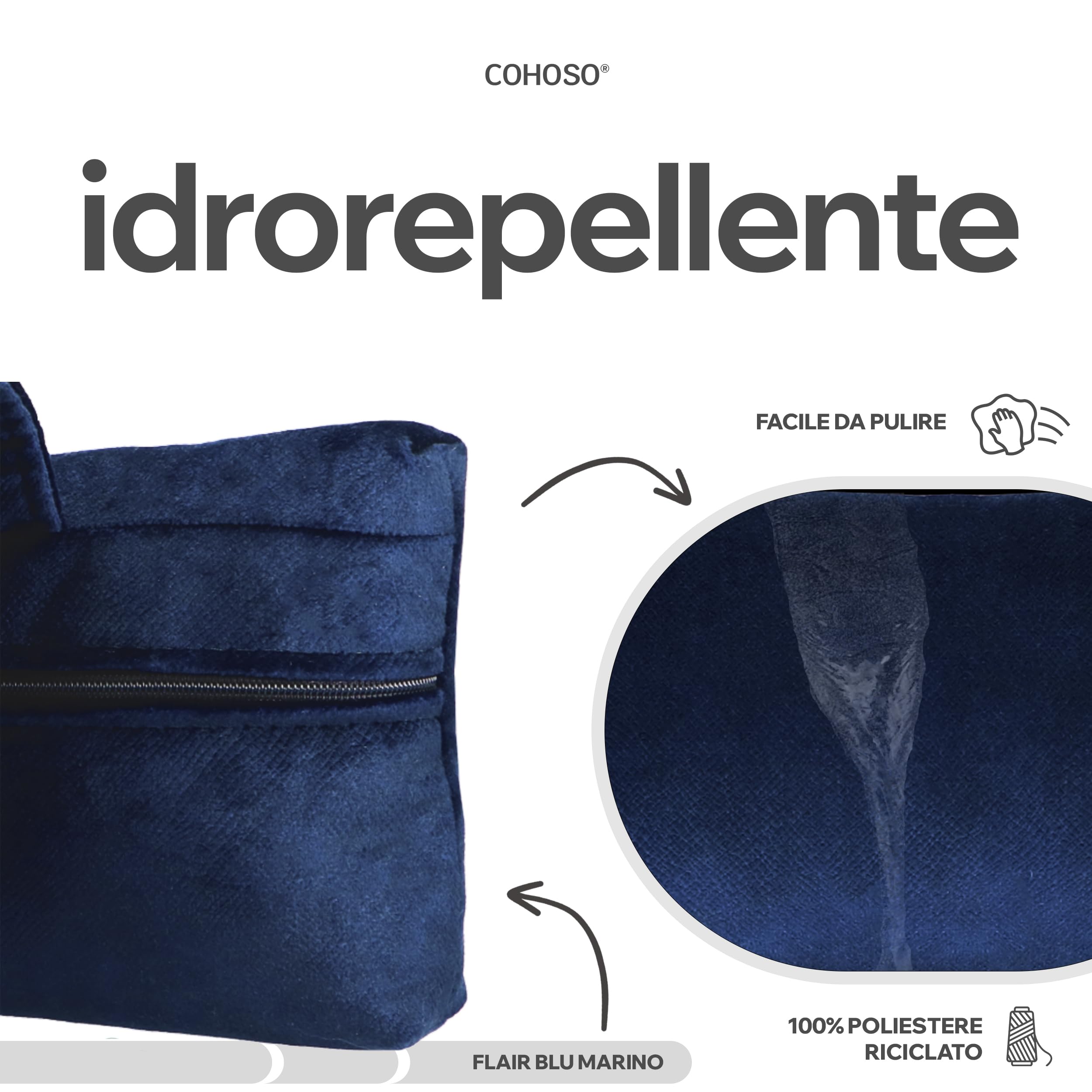 COHOSO® Cuscino Collo Divano - Cuscino Poggiatesta Poltrona, Cuscino Piccolo, Cuscino Morbido, Cuscino Poggiatesta per Sdraio, Neck Pillow, Cuscini da Collo, Poggiatesta Ergonomici, Cuscino Testa