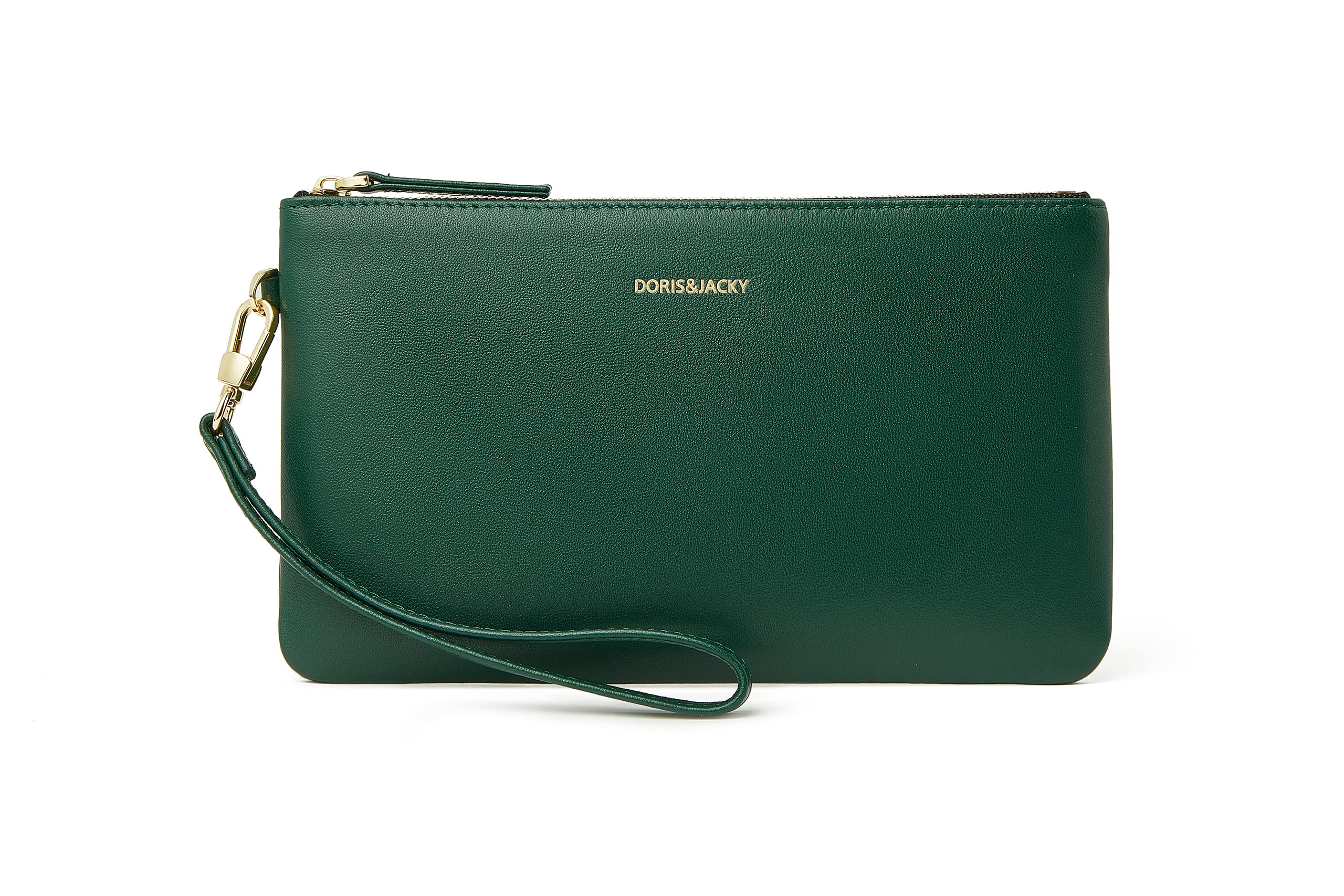 Doris&JackyClutch aus Ziegenleder, mit Handgelenk, niedlich, klein, mit Riemen