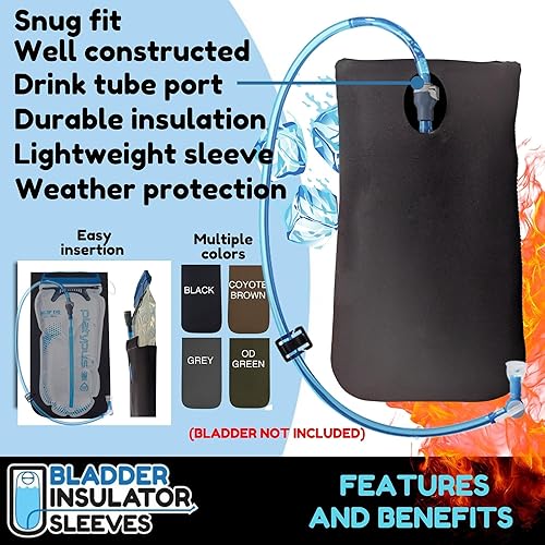 Miniatura 2 de Las fundas aislantes de vejiga son compatibles con los depósitos Platypus Big Zip EVO. Aísla tu vejiga de agua en esos días fríos o calurosos.