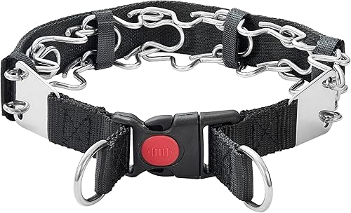 Collar de punta para perro, collar de entrenamiento ajustable con hebilla de liberación rápida, adecuado para perros grandes y medianos (24 pulgadas) disponible en Yaxa Colombia