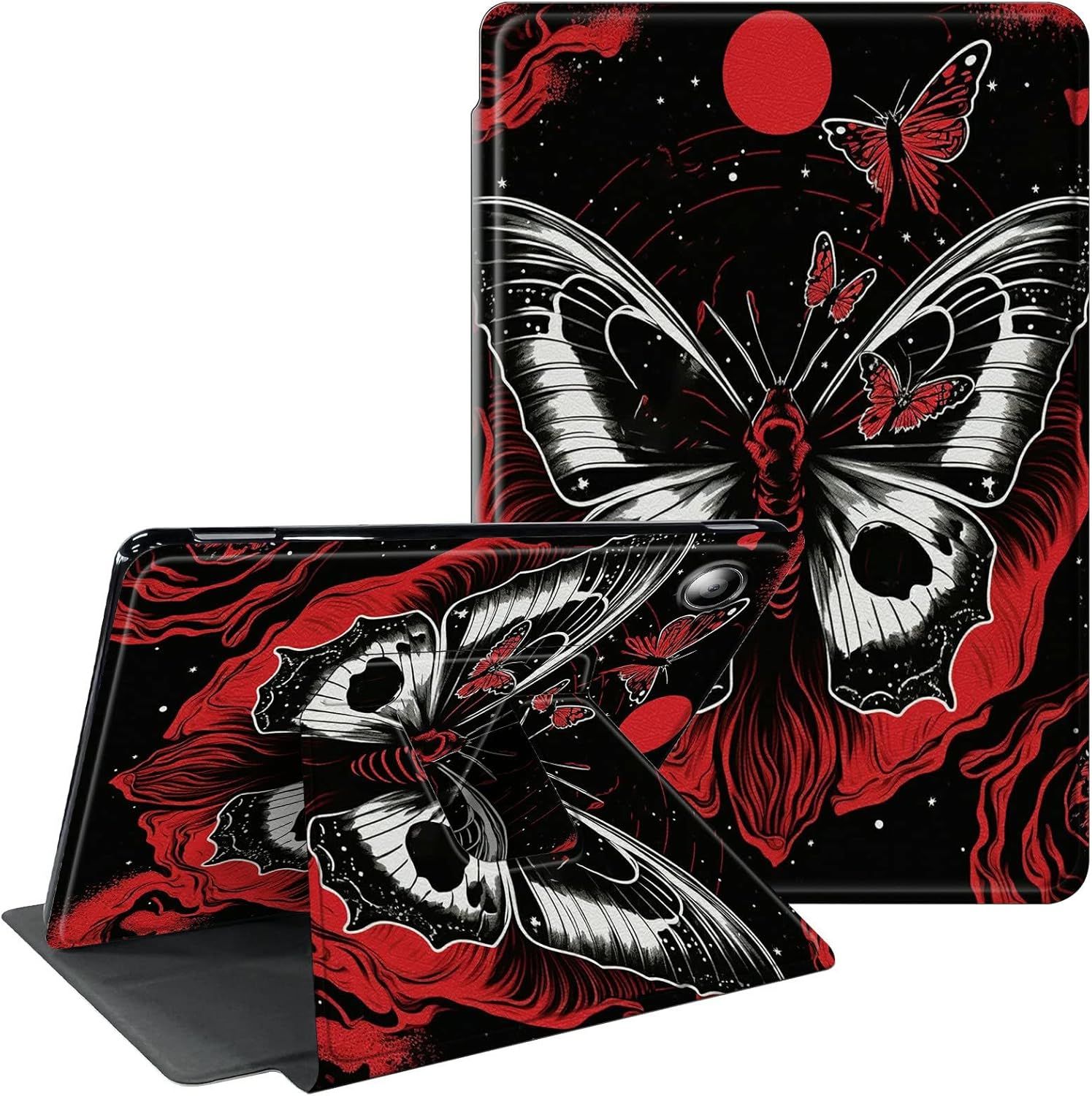 Case for All-New Fire Max 11 Case 13th Generation 2023 Release 11 inch 360 Degree Rotating Stand Protective Smart Cover with Auto Wake Sleep - Watercolor Cat