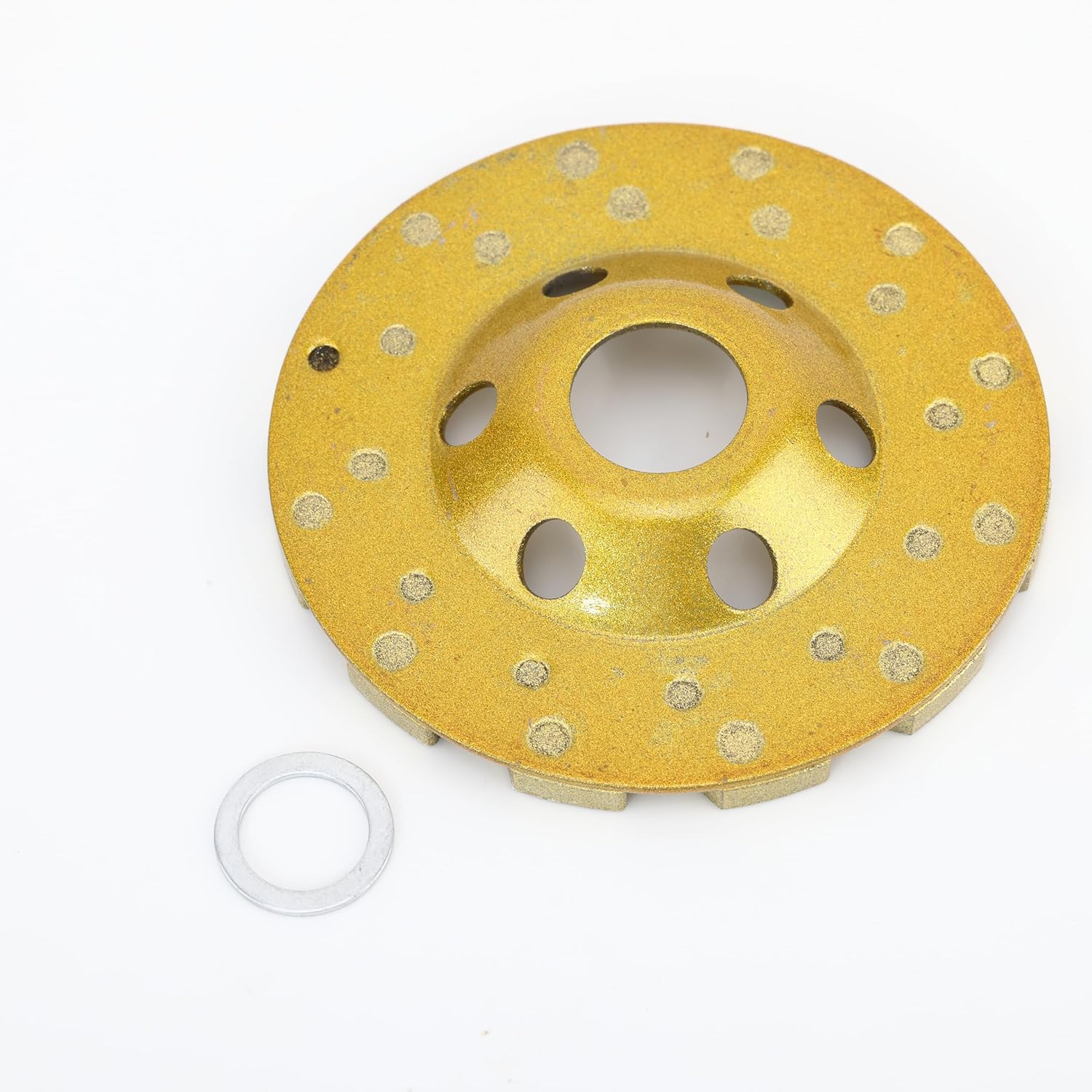 Diamond Concrete Grinding Wheel, 4" Grinding Wheel for Polishing and Cleaning Stone Concrete Surface/Cement/Marble/Rock/Granite, 5/8" Arbor Angle Grinder Wheels Cup