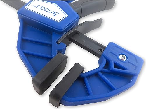 Miniatura 3 de Taytools Abrazaderaesparcidor de barra de ajuste rápido, avanceliberación de gatillo con una sola mano, 125 libras generadas por fuerza, vigas de