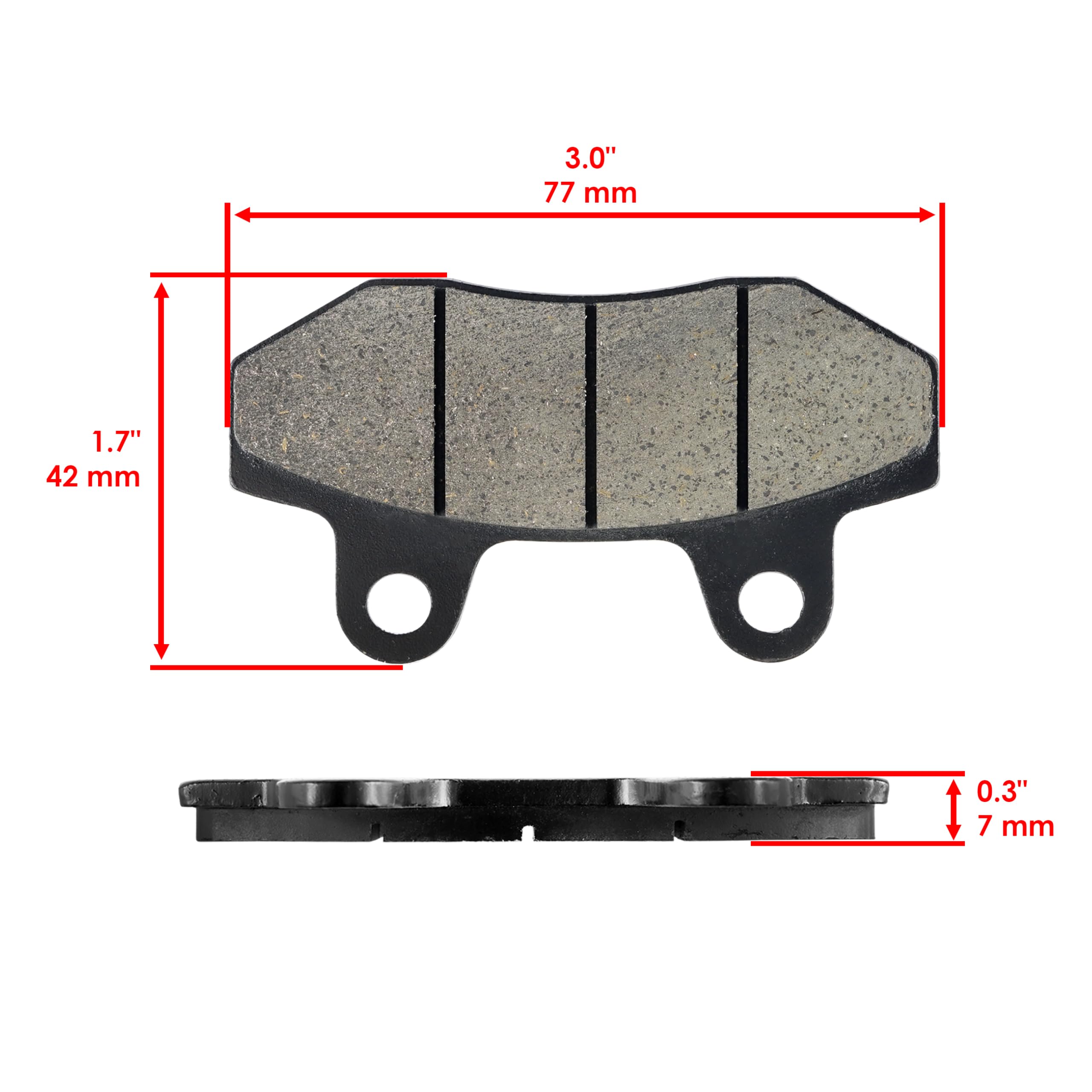 Polaris Ranger 900 Xp Oil Filter Caltric Front Brake Pads For Polaris Ranger 900 XP 2013-2016 – Sintered, Low Dust UTV Sintered Brake Pads Low Dust - Foto 12