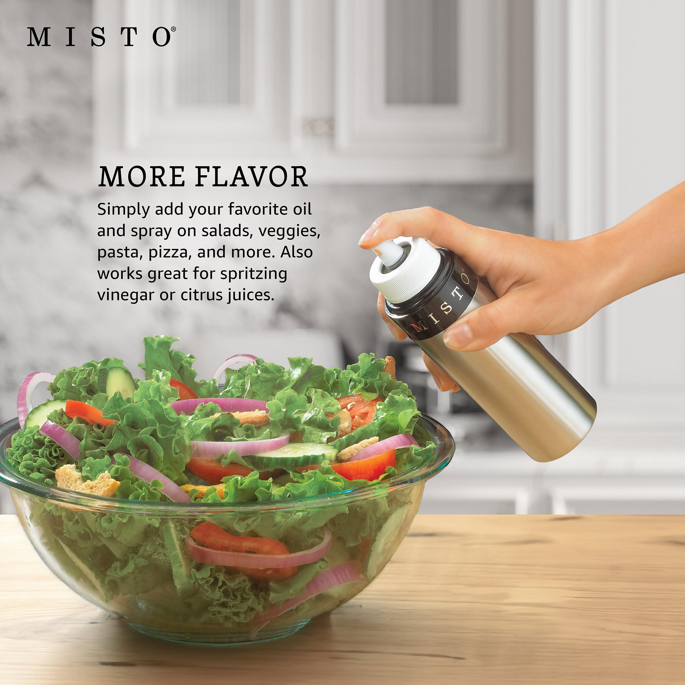 Amazon.com: Misto Aluminum Oil Sprayer, Set of 2, Versatile