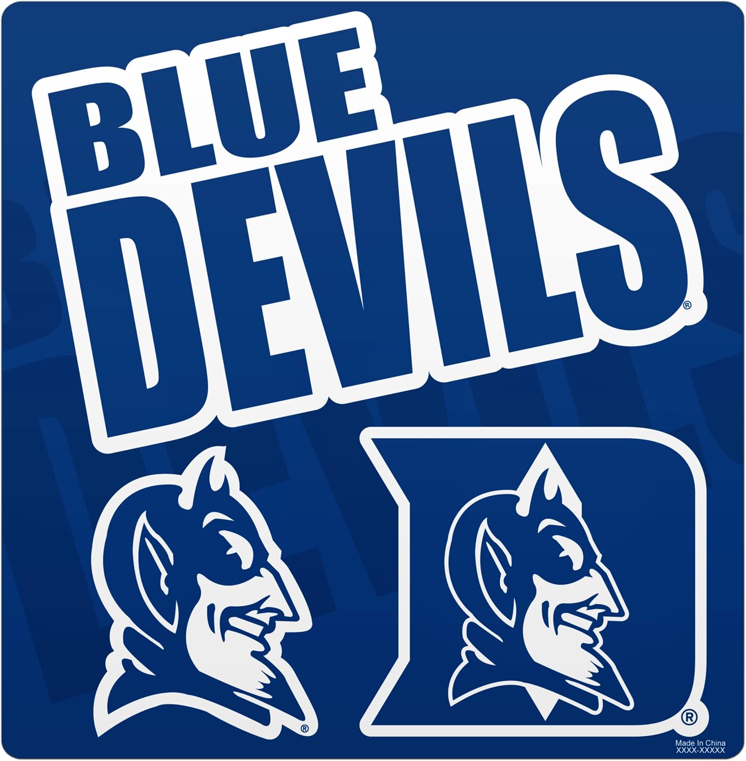 FOCO NCAA Duke Slogan Magnet Sheet
