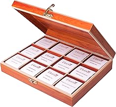 Reddish Brown Wooden Box | Moisturizing & Natural | Elegant Gifting | Paraben-Free | Daily Indulgence Set of - (12 x 50 gm)