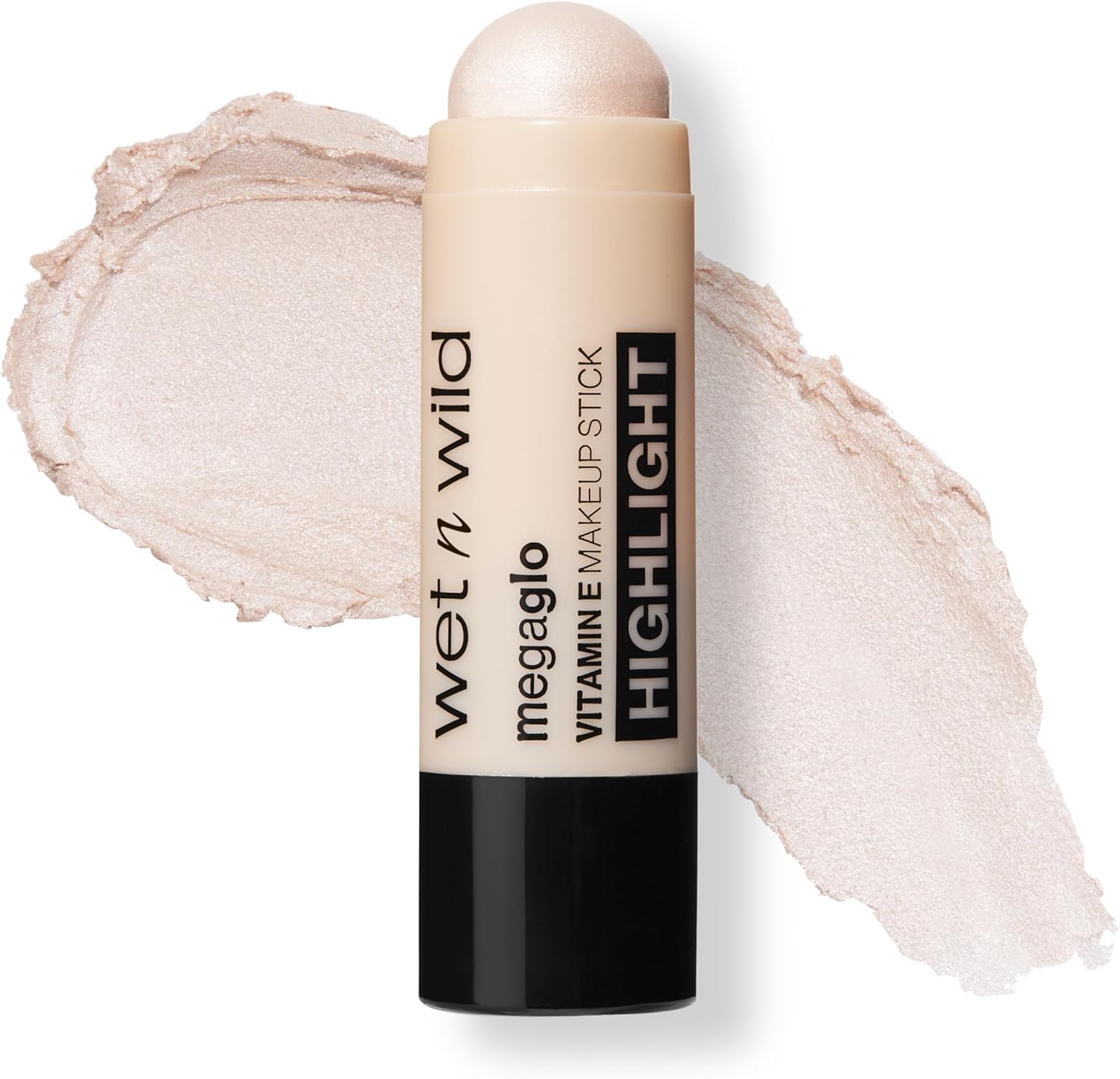 Wet n Wild, Mega Glo Vitamin E Make-up Stick, Multifunctionele Highlighter Stick voor Ogen, Wangen en Lippen, met Opbouwbare en Mengbare Formule, Reisklaar en Intrekbaar, Moonlike