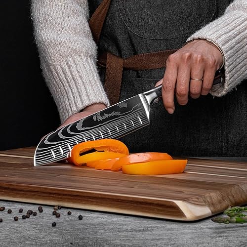 Miniatura 4 de SENKEN - Juego de cuchillos de cocina japoneses de 14 piezas - Colección Imperial