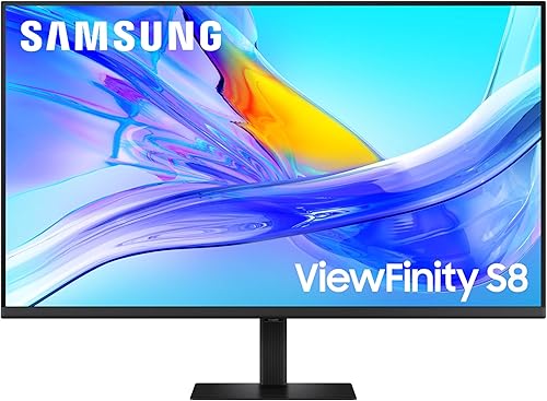 Miniatura 9 de Samsung Monitor de alta resolución ViewFinity S8 (S80UD) 4K UHD HDR10 de 37 pulgadas, USB-C, soporte ergonómico ajustable en altura, interruptor KVM