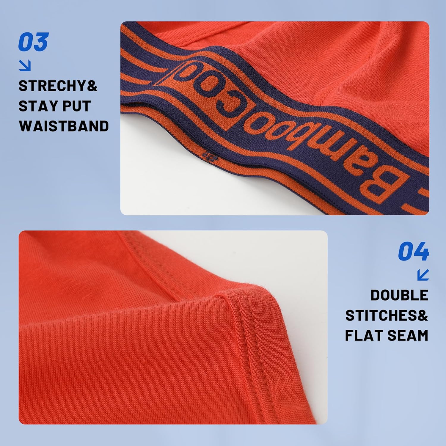 BAMBOO COOL Men's Bikini Underwear Contour Pouch Breathable Soft Mens String Bikini Briefs Tagless Mens Sexy Underwear 4 Pack - Image 4